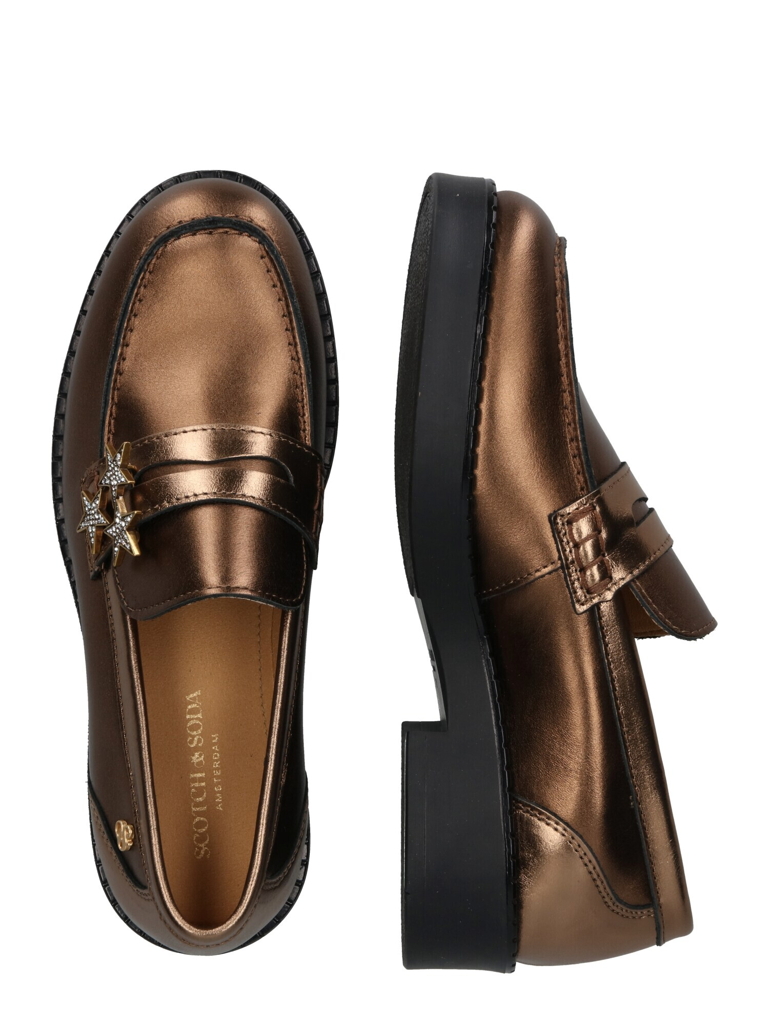 SCOTCH & SODA Mocasini 'EMMA' bronz - Pled.ro