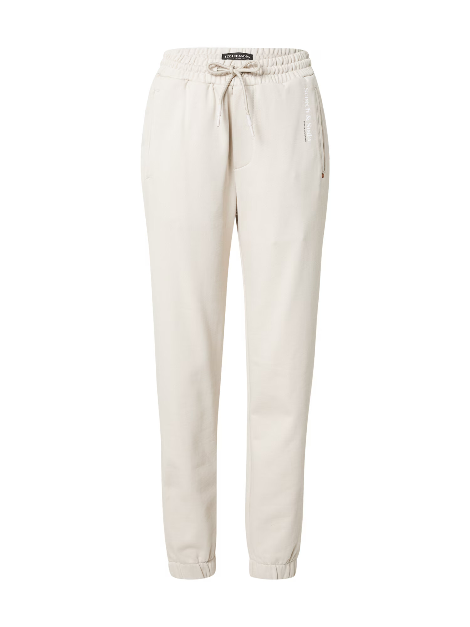 SCOTCH & SODA Pantaloni alb kitt - Pled.ro