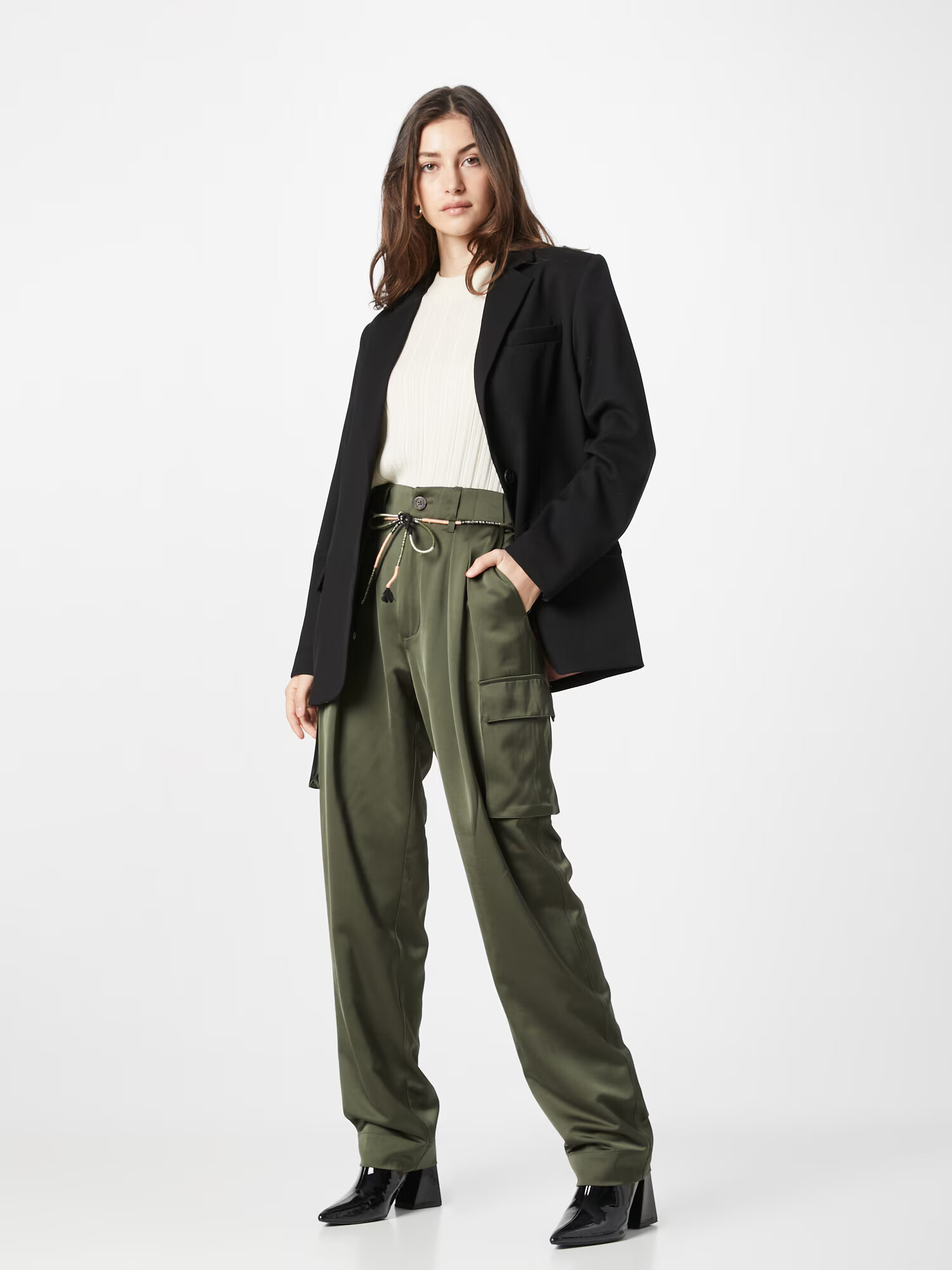 SCOTCH & SODA Pantaloni cu buzunare 'Faye' kaki - Pled.ro