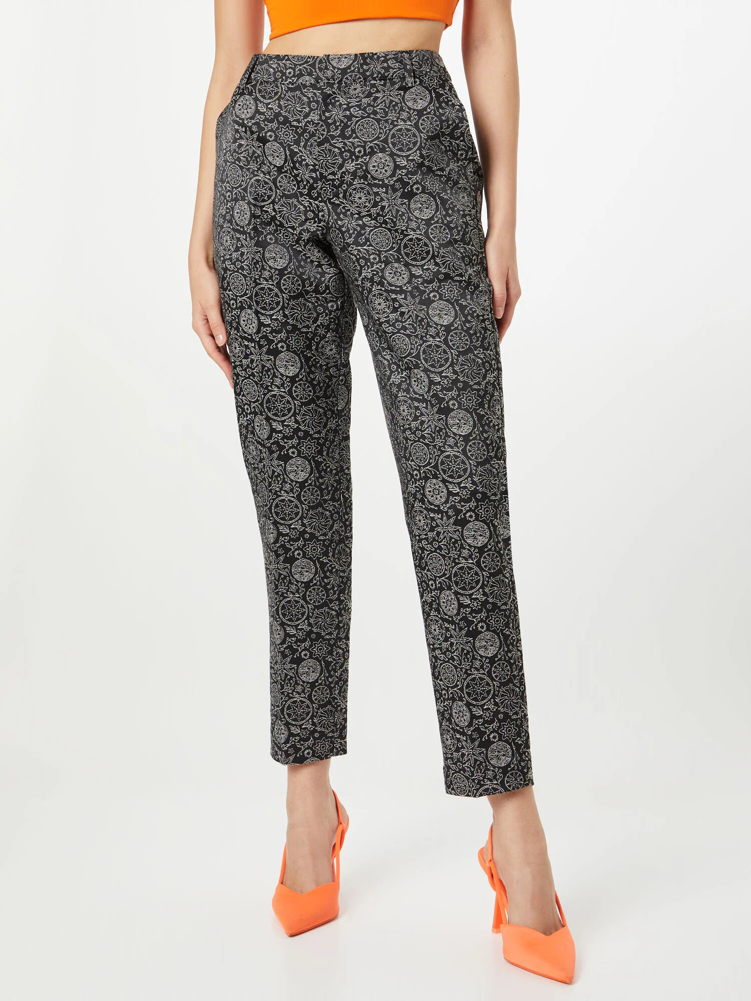 SCOTCH & SODA Pantaloni cu dungă 'Lowry' negru / alb - Pled.ro