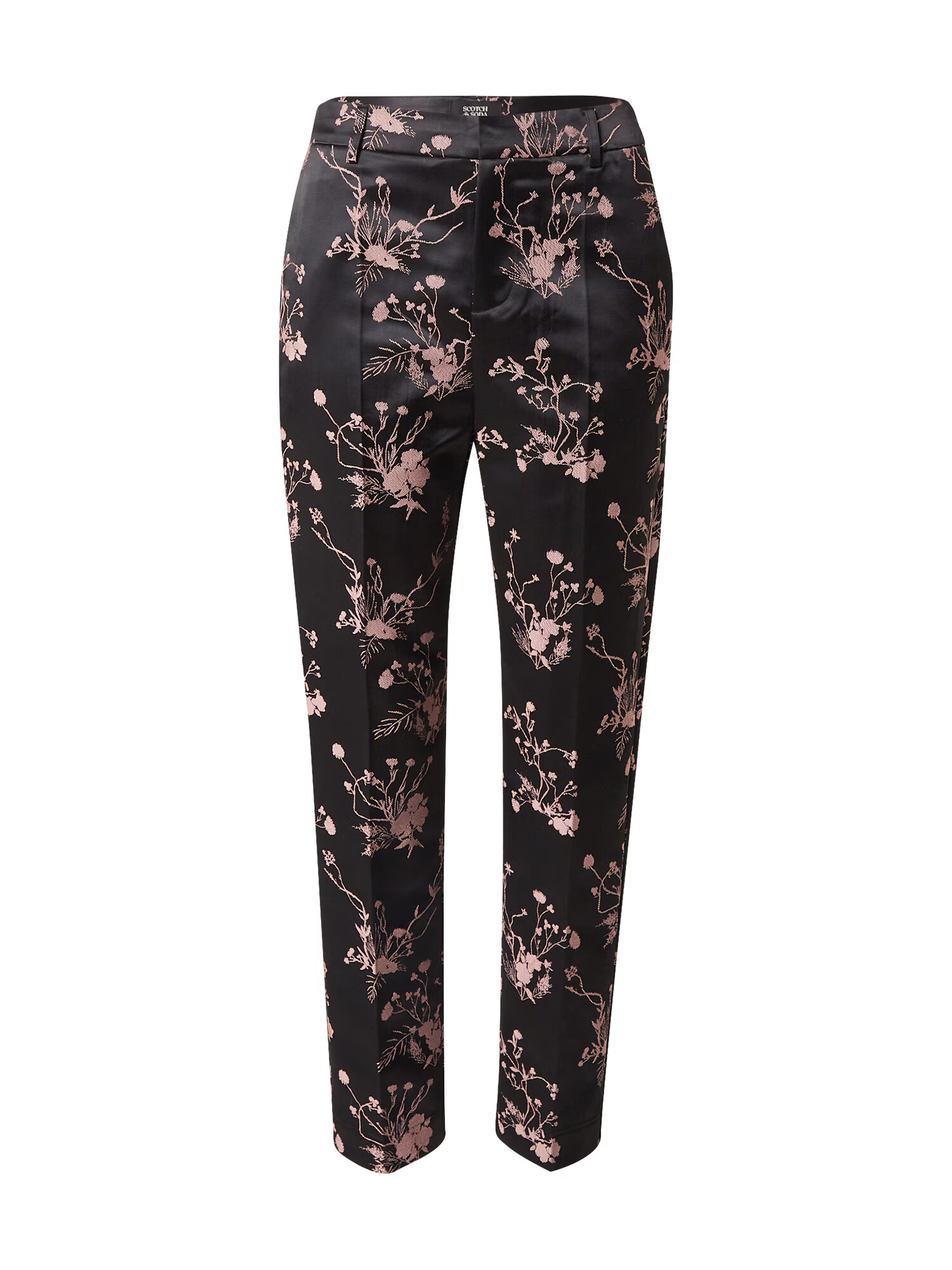 SCOTCH & SODA Pantaloni cu dungă roz / negru - Pled.ro