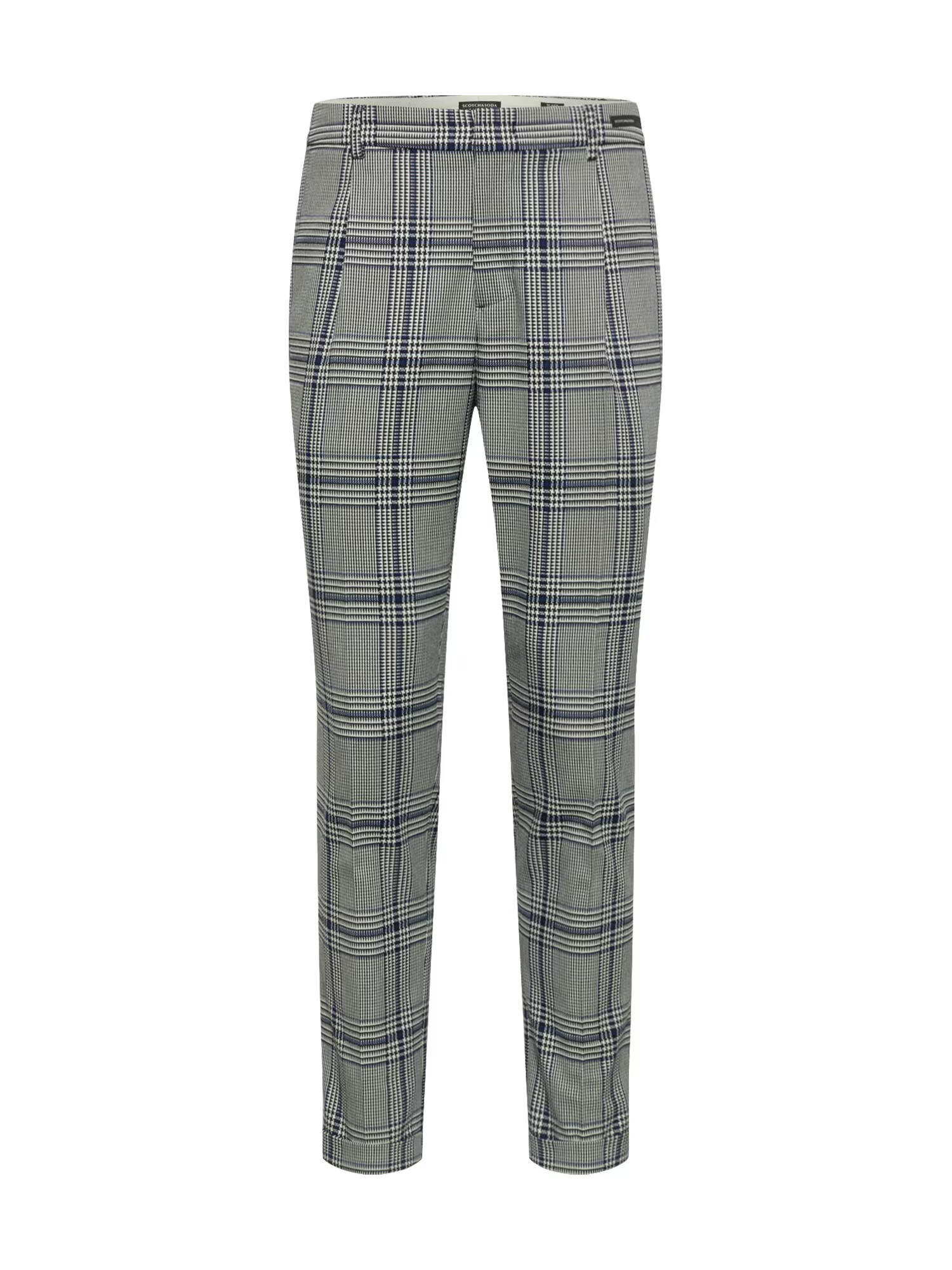 SCOTCH & SODA Pantaloni cutați 'BLAKE' albastru închis / negru / alb - Pled.ro