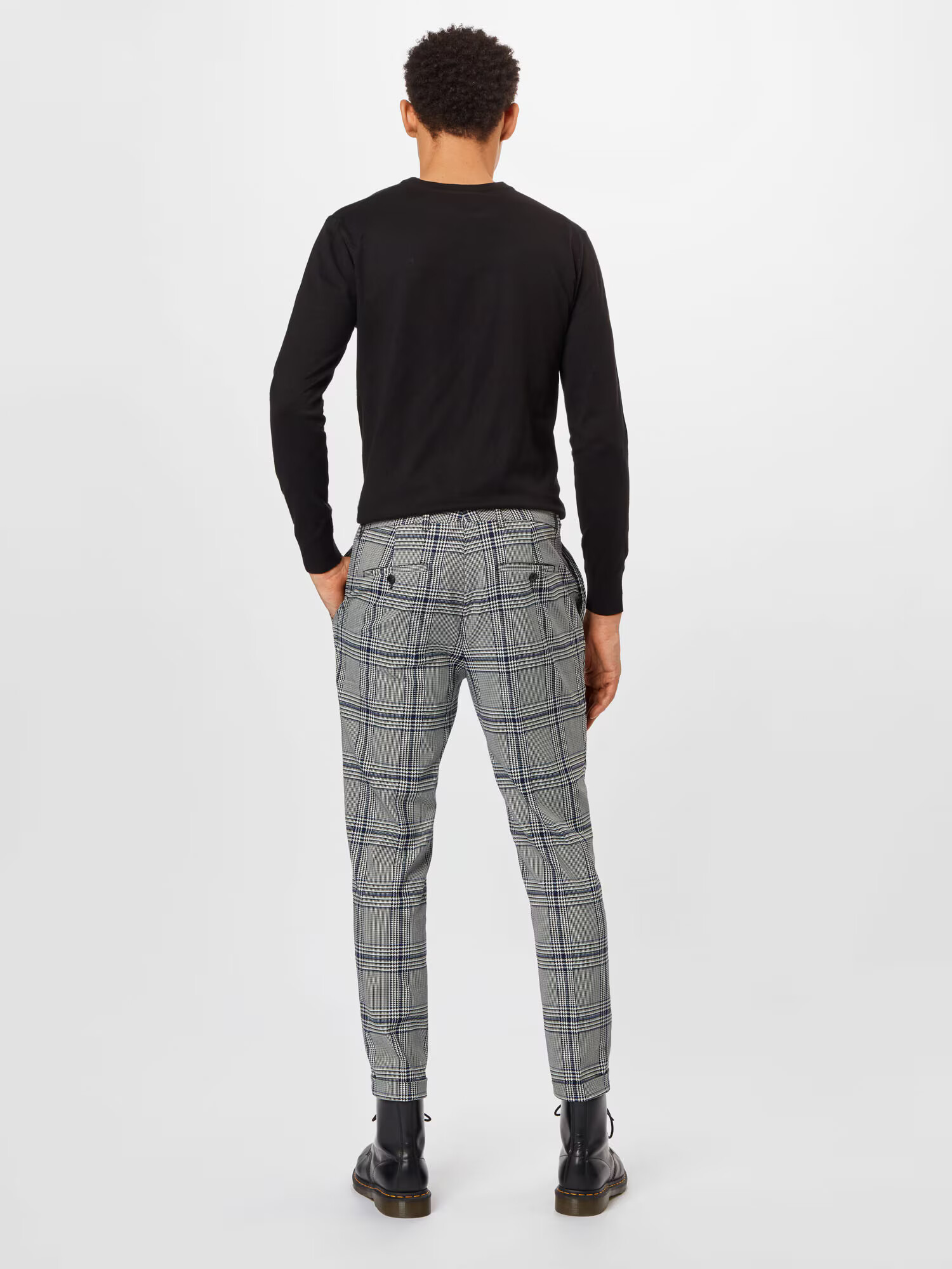 SCOTCH & SODA Pantaloni cutați 'BLAKE' albastru închis / negru / alb - Pled.ro