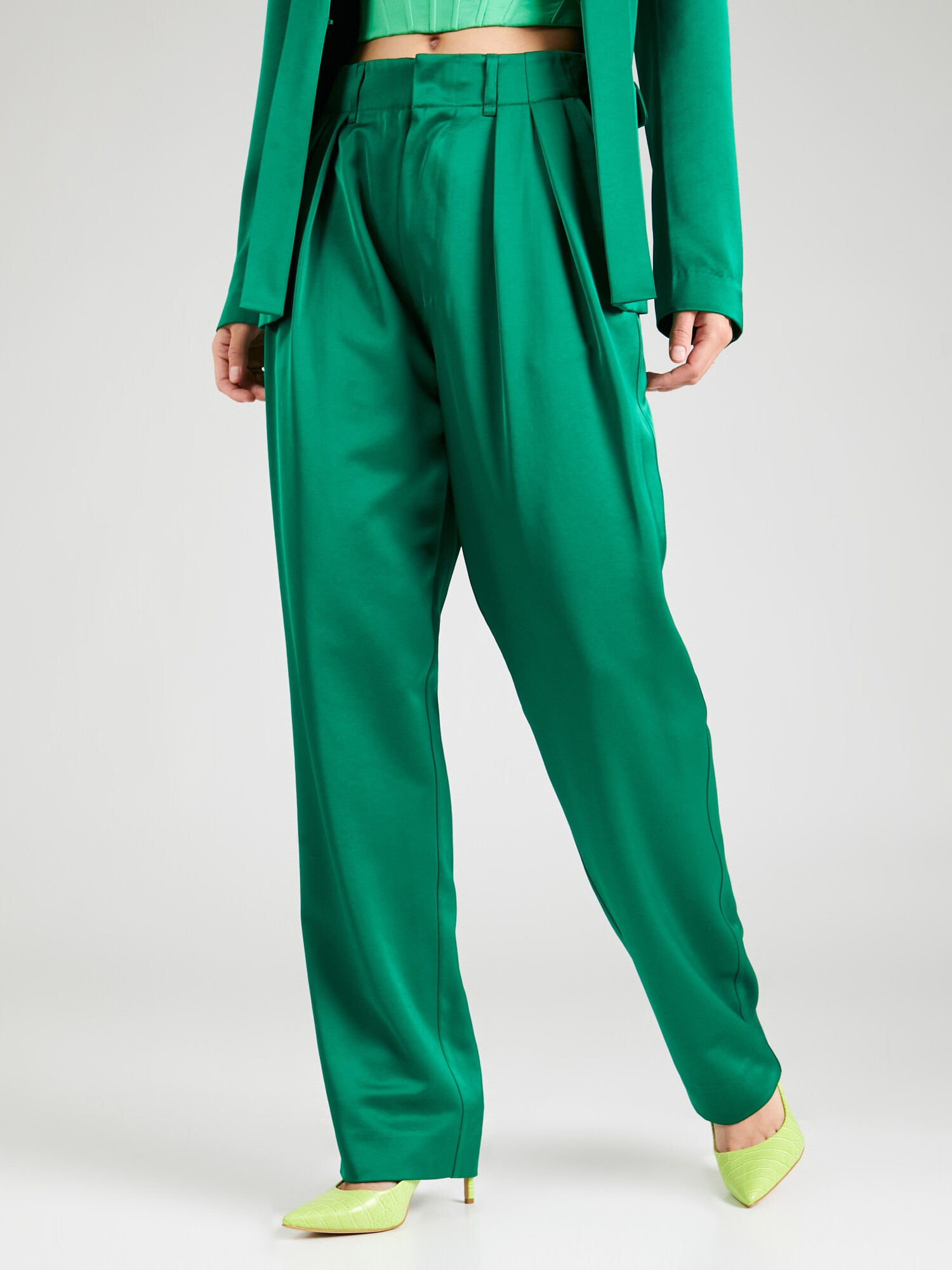 SCOTCH & SODA Pantaloni cutați 'Faye' verde iarbă - Pled.ro