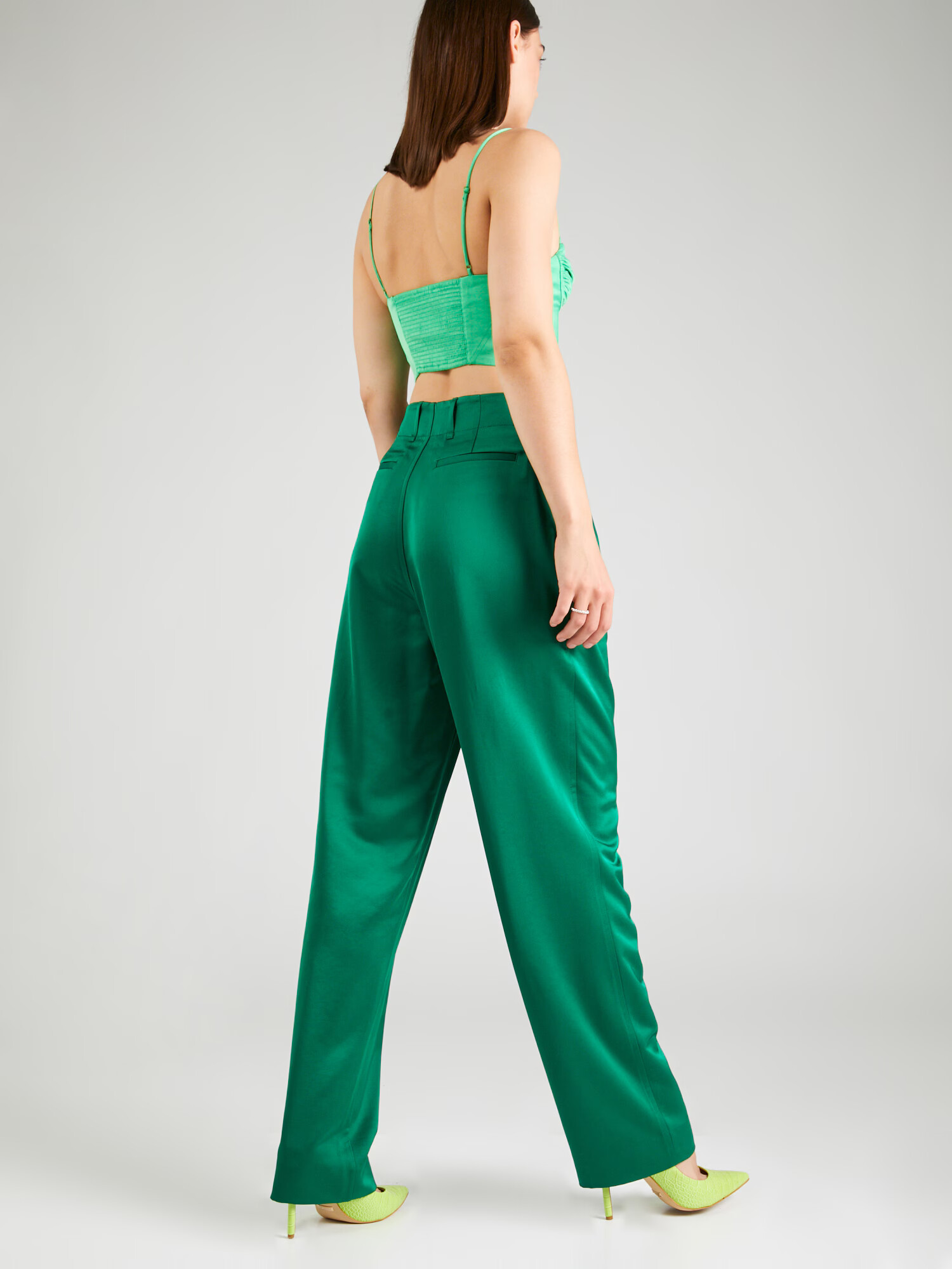 SCOTCH & SODA Pantaloni cutați 'Faye' verde iarbă - Pled.ro