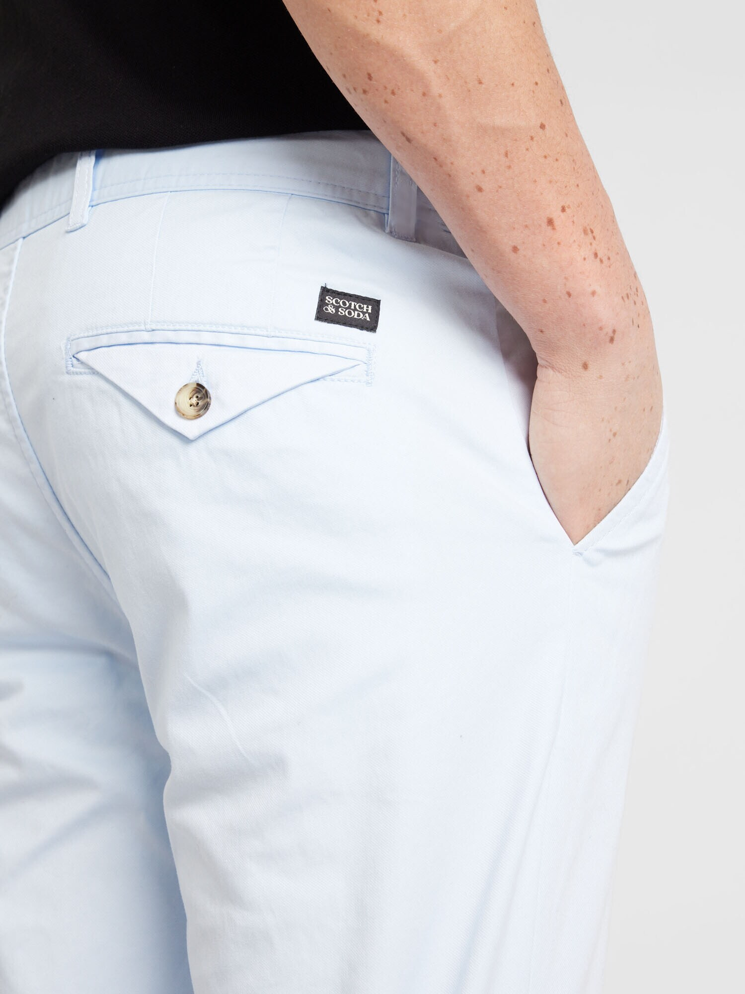 SCOTCH & SODA Pantaloni eleganți albastru pastel - Pled.ro