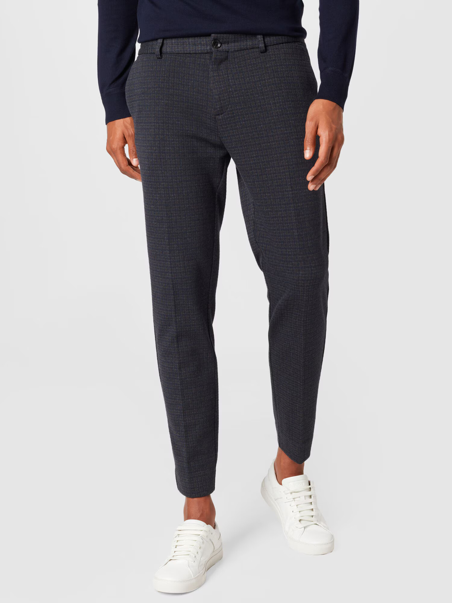 SCOTCH & SODA Pantaloni eleganți 'Mott' albastru noapte / maro închis - Pled.ro