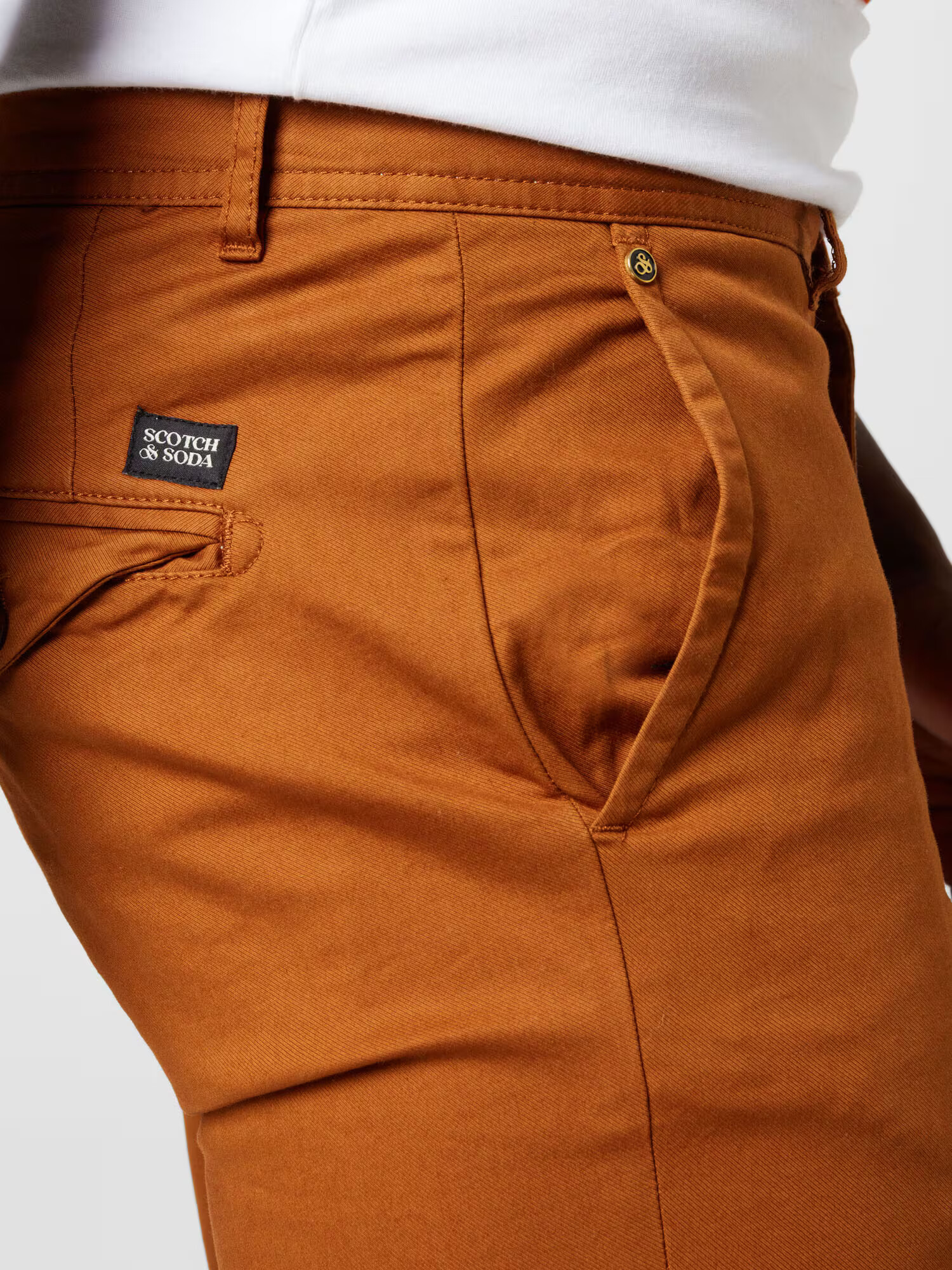 SCOTCH & SODA Pantaloni eleganți 'Stuart' maro coniac - Pled.ro