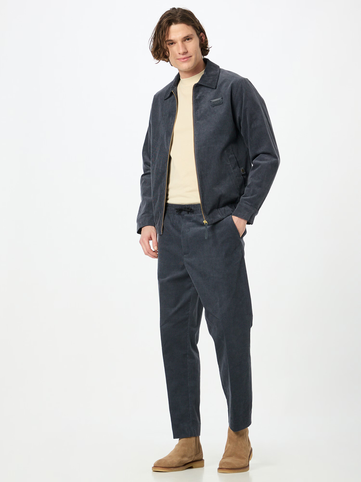 SCOTCH & SODA Pantaloni 'FAVE' gri bazalt - Pled.ro