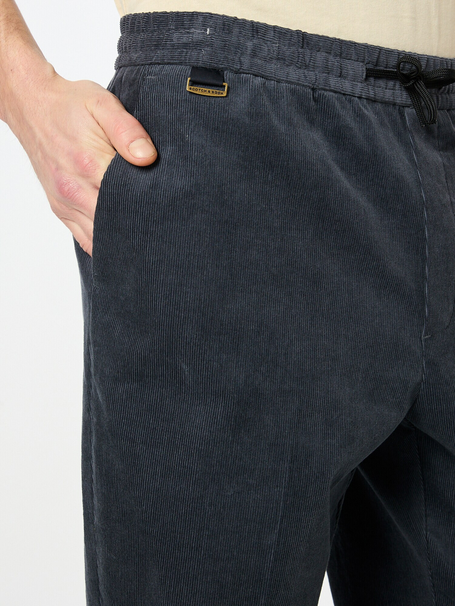 SCOTCH & SODA Pantaloni 'FAVE' gri bazalt - Pled.ro