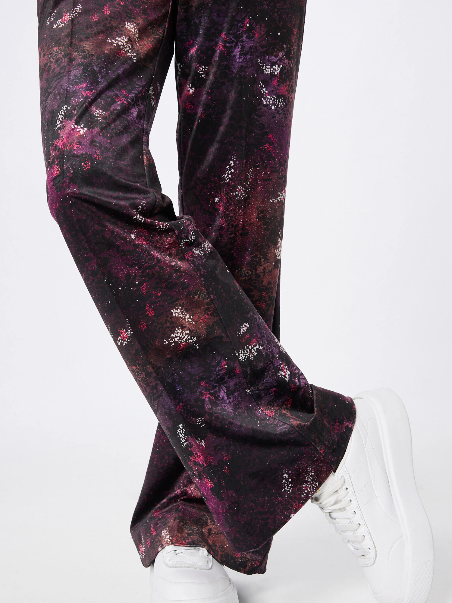 SCOTCH & SODA Pantaloni mov deschis / roșu cranberry / negru / alb - Pled.ro