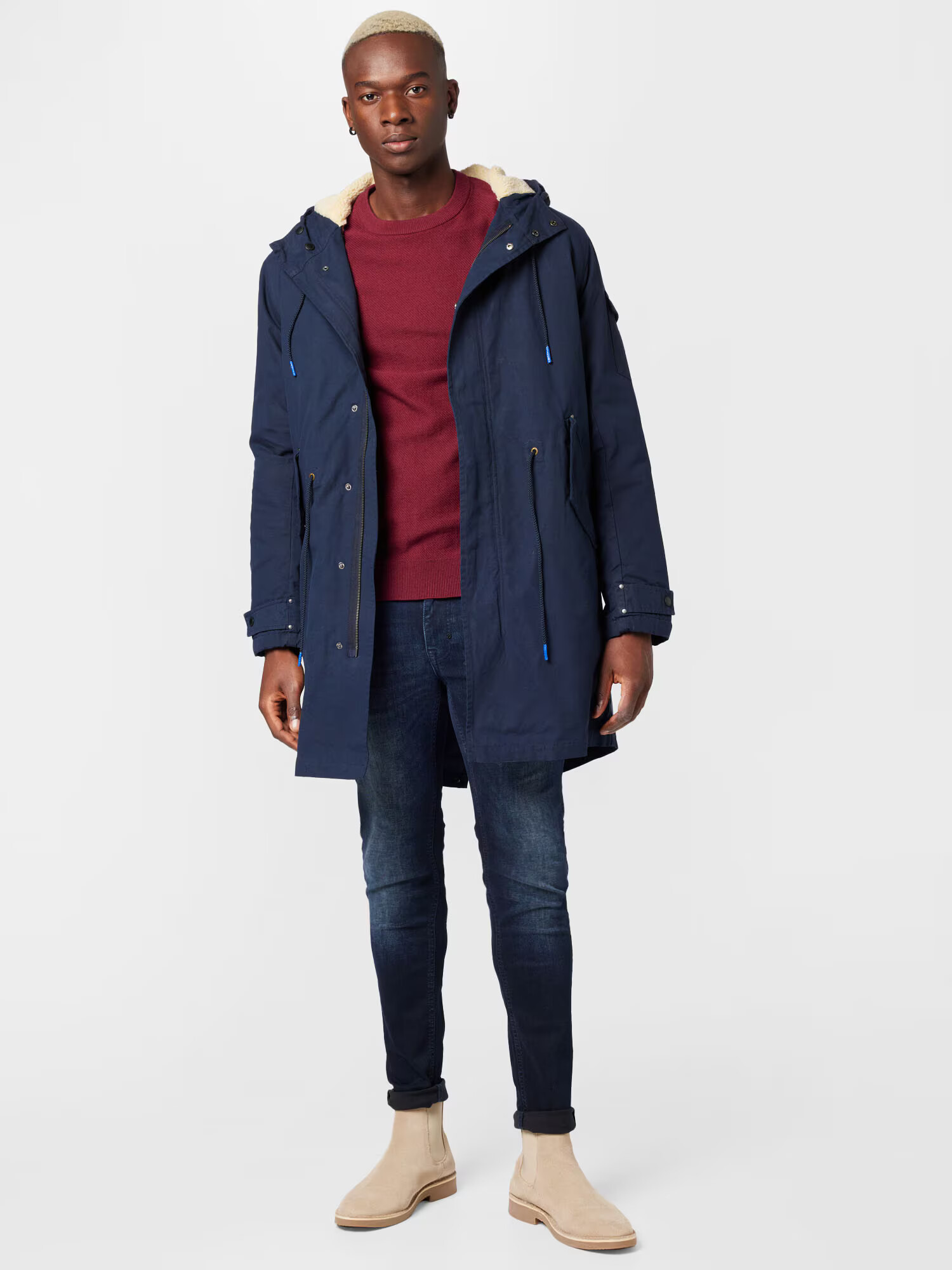 SCOTCH & SODA Parka de iarnă bleumarin - Pled.ro