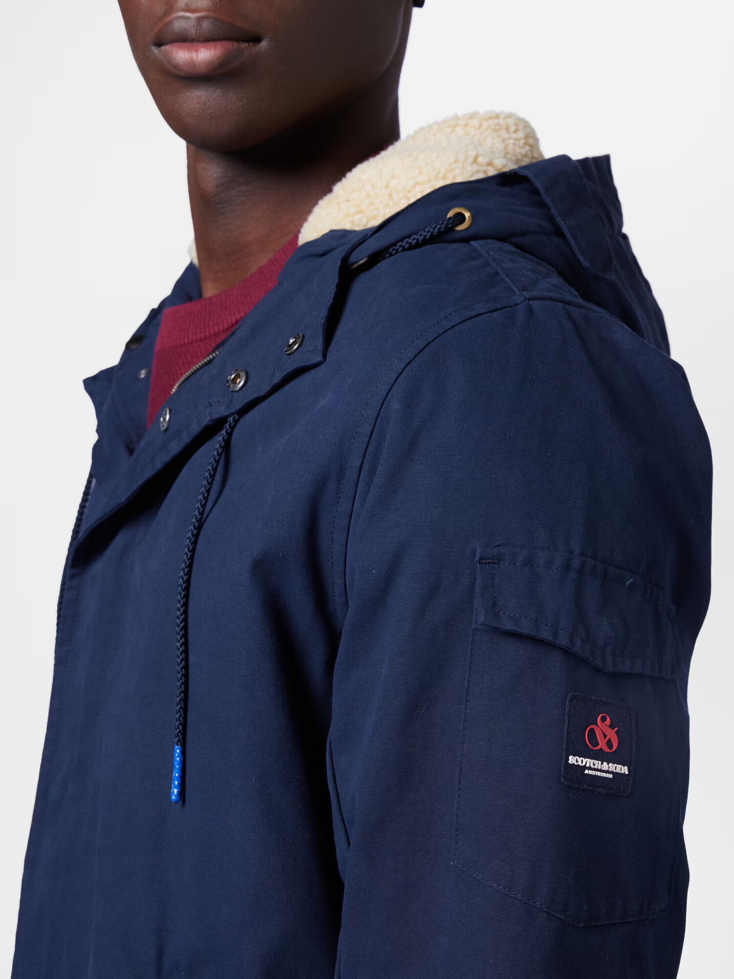 SCOTCH & SODA Parka de iarnă bleumarin - Pled.ro