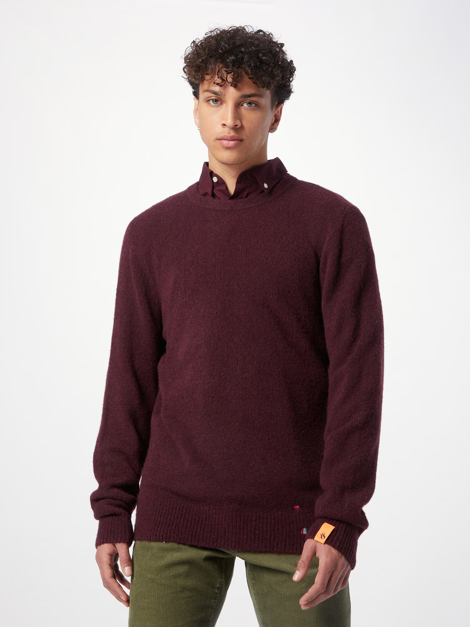 SCOTCH & SODA Pulover albastru deschis / roz / roșu burgundy - Pled.ro