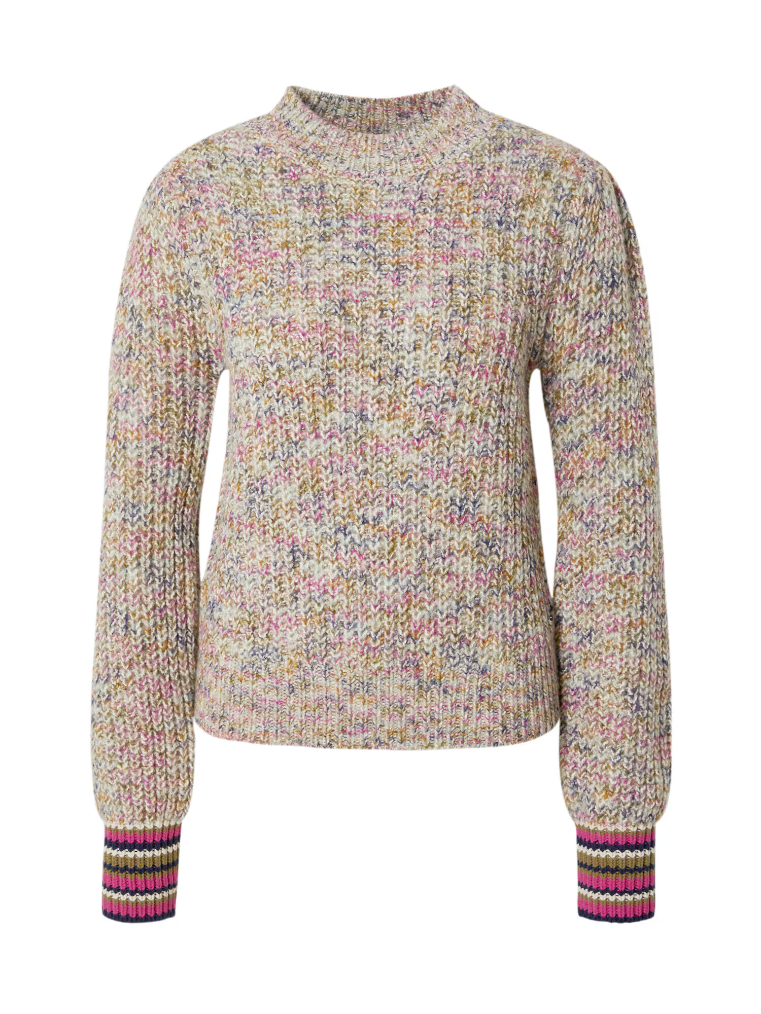 SCOTCH & SODA Pulover albastru gențiană / oliv / fucsia / alb perlat - Pled.ro