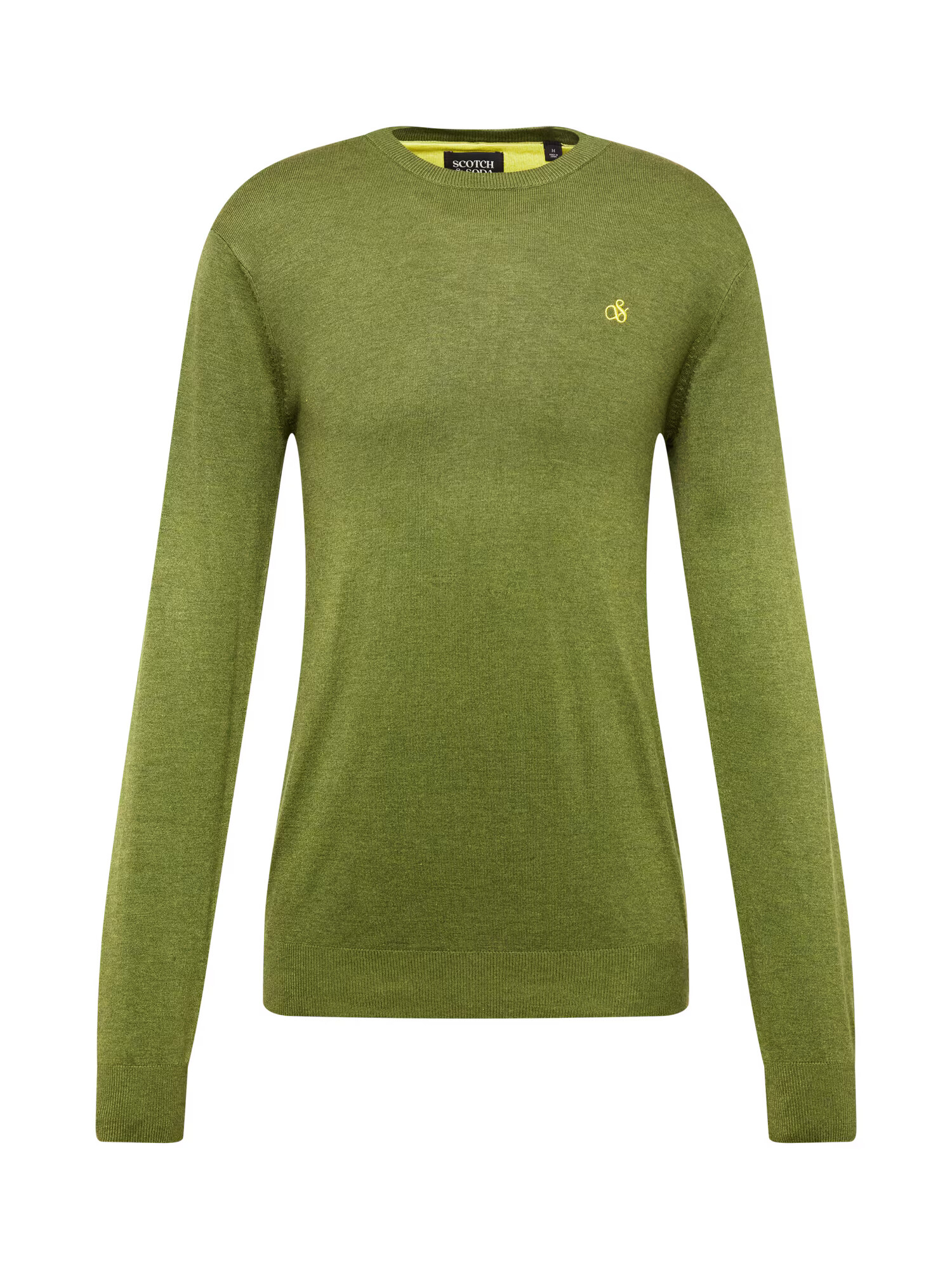 SCOTCH & SODA Pulover 'Essentials' galben / verde amestecat - Pled.ro