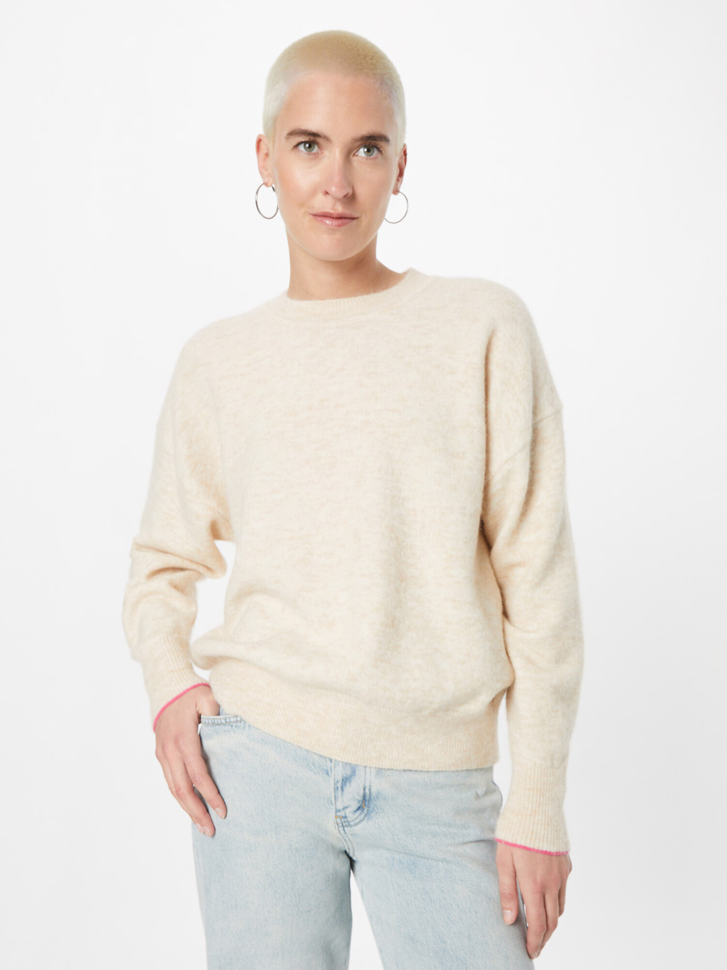 SCOTCH & SODA Pulover 'Fuzzy' bej deschis - Pled.ro