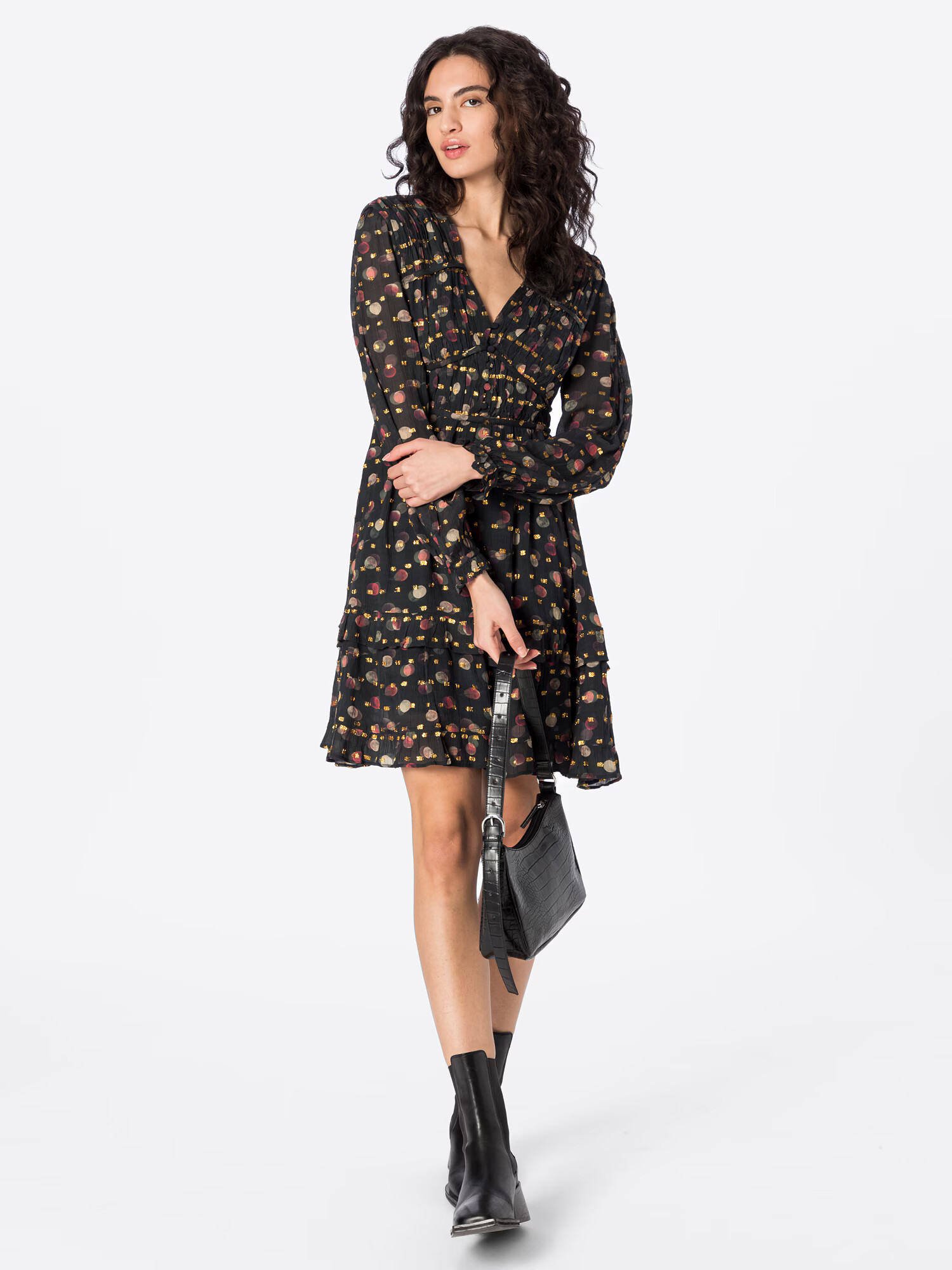 SCOTCH & SODA Rochie gri / lila / roz / negru - Pled.ro