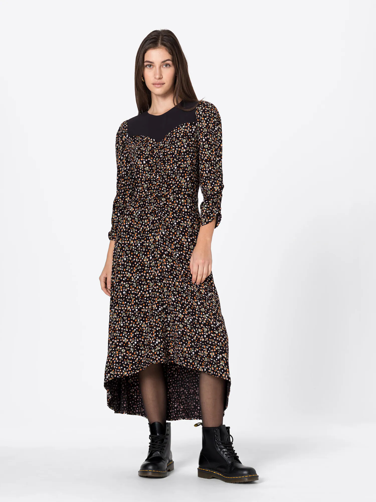 SCOTCH & SODA Rochie maro / kaki / negru / alb - Pled.ro