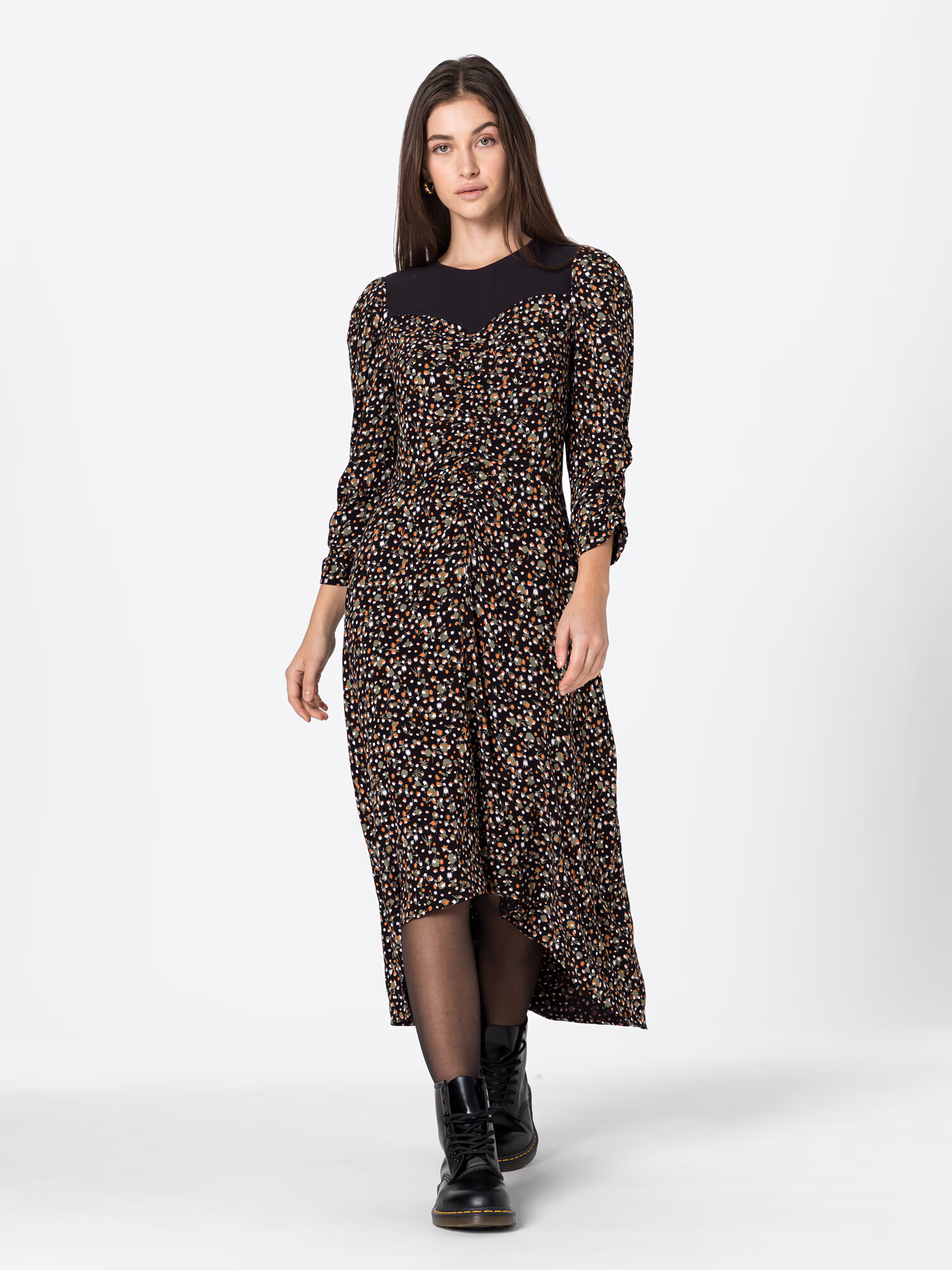 SCOTCH & SODA Rochie maro / kaki / negru / alb - Pled.ro