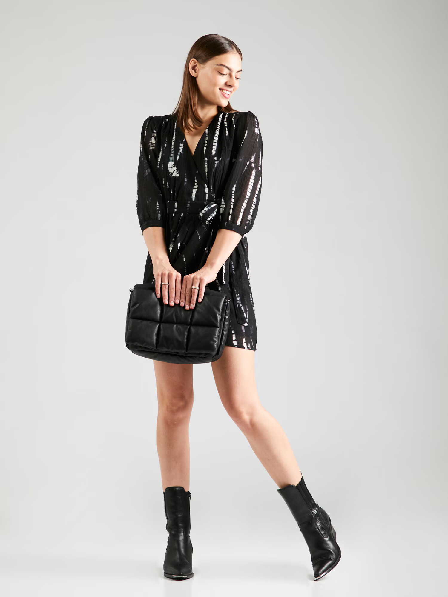 SCOTCH & SODA Rochie negru / alb - Pled.ro