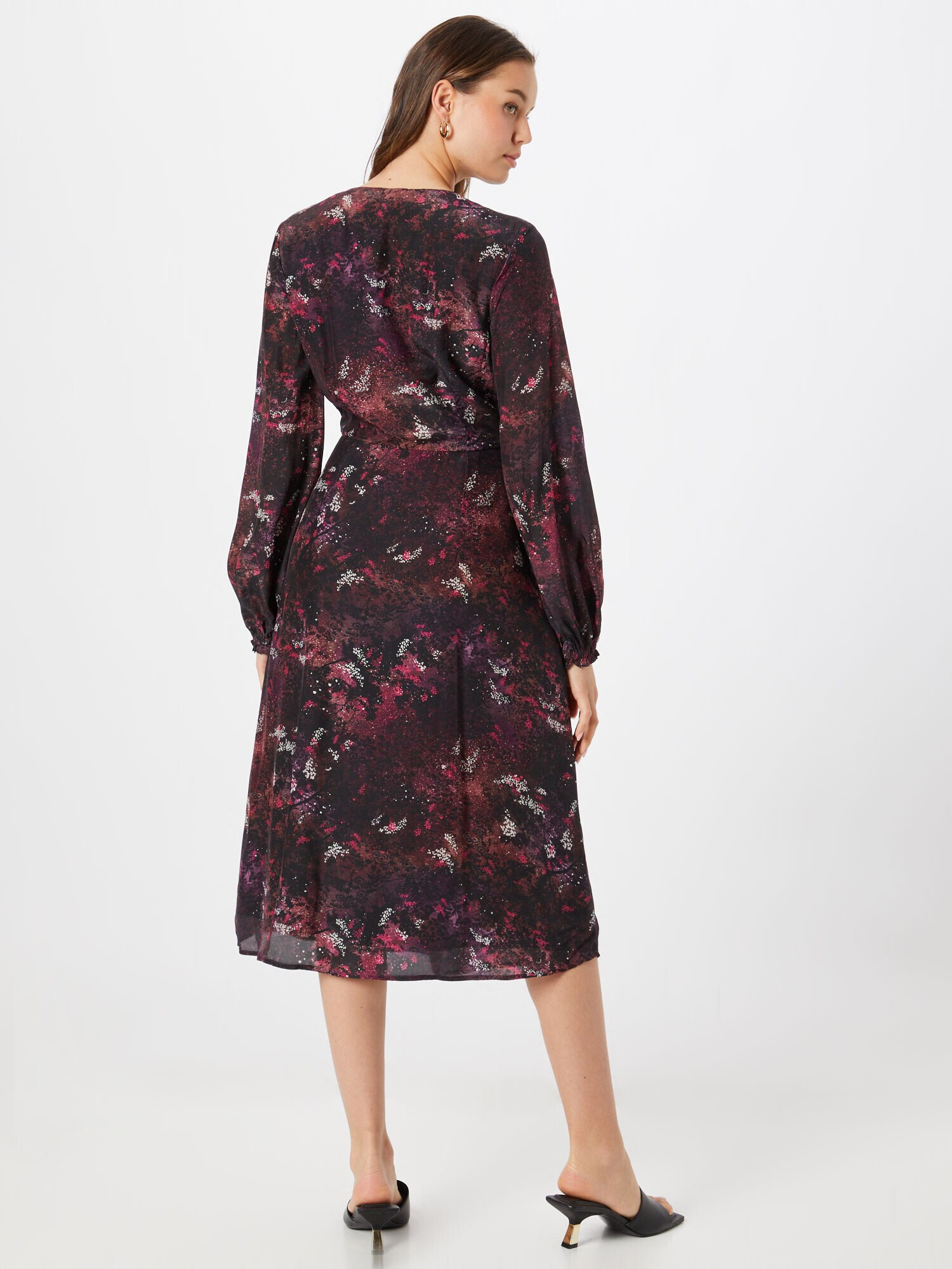 SCOTCH & SODA Rochie roz închis / roșu ruginiu / roșu burgundy / alb - Pled.ro