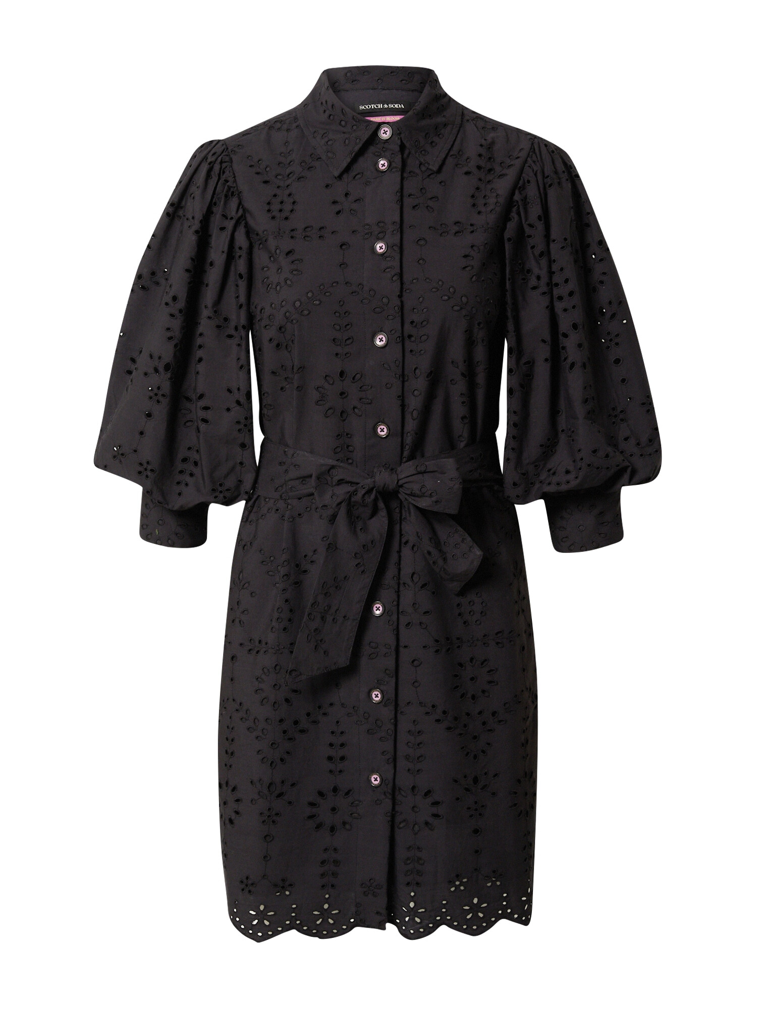 SCOTCH & SODA Rochie tip bluză negru - Pled.ro