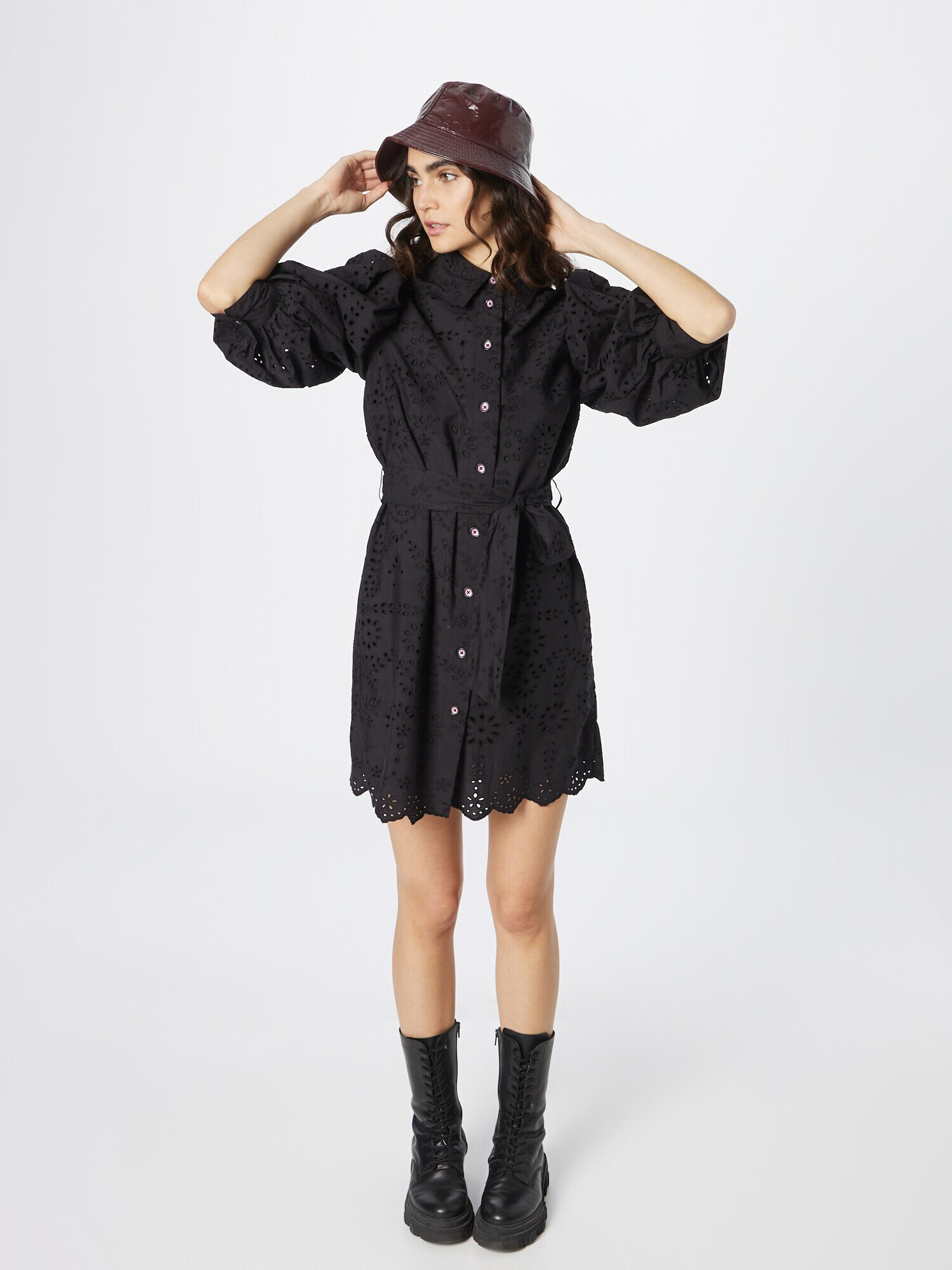 SCOTCH & SODA Rochie tip bluză negru - Pled.ro