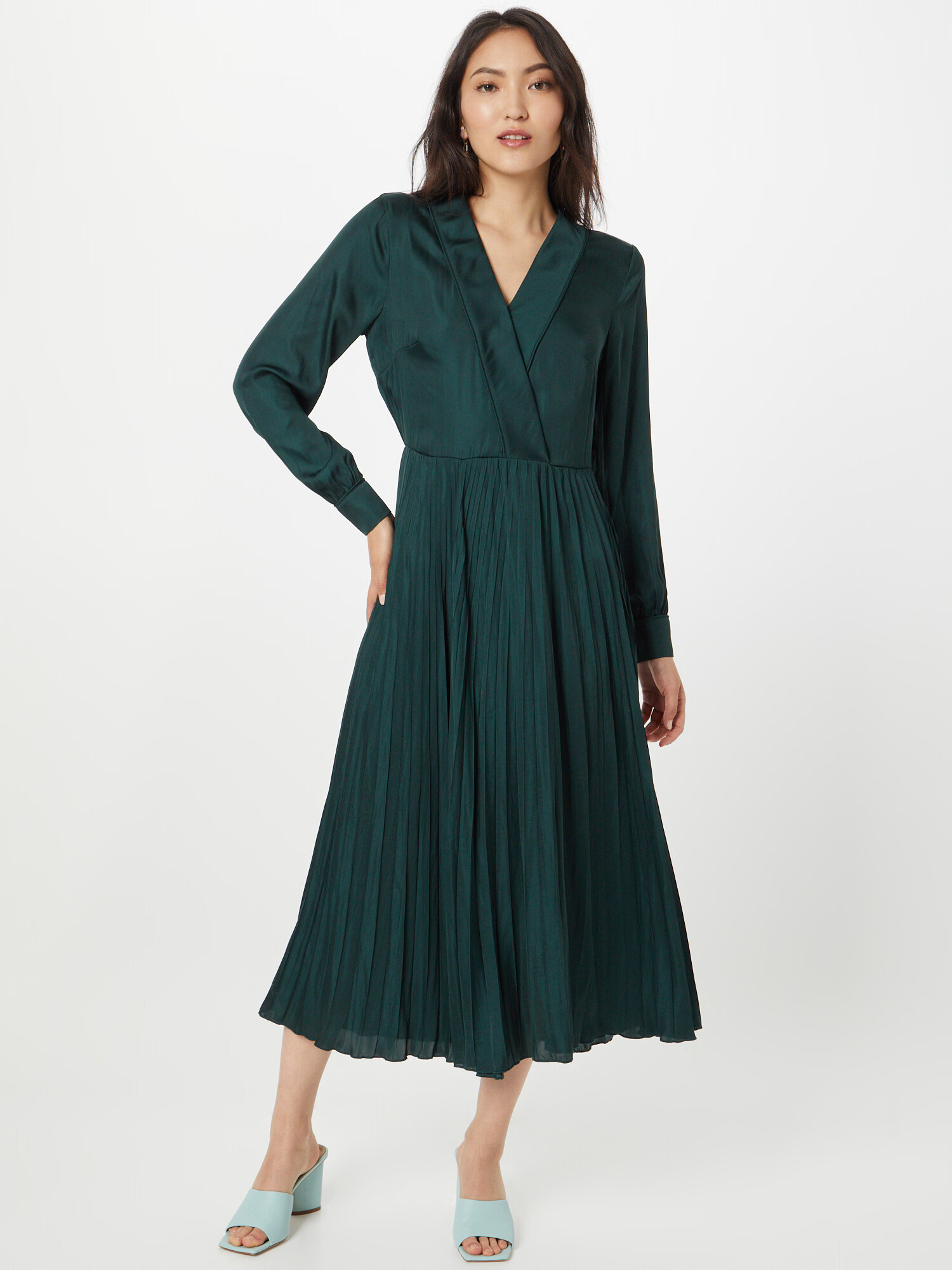 SCOTCH & SODA Rochie verde pin - Pled.ro