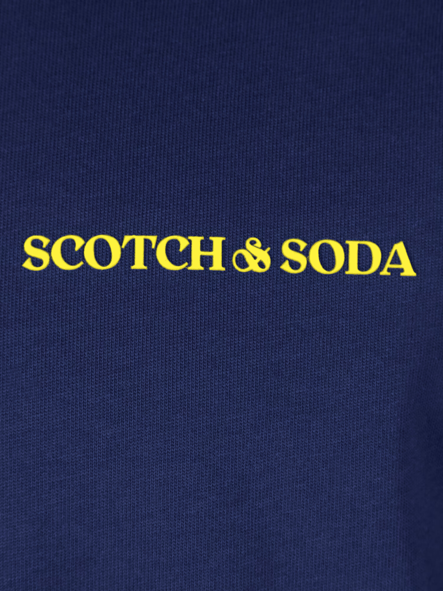 SCOTCH & SODA Tricou albastru marin / galben - Pled.ro