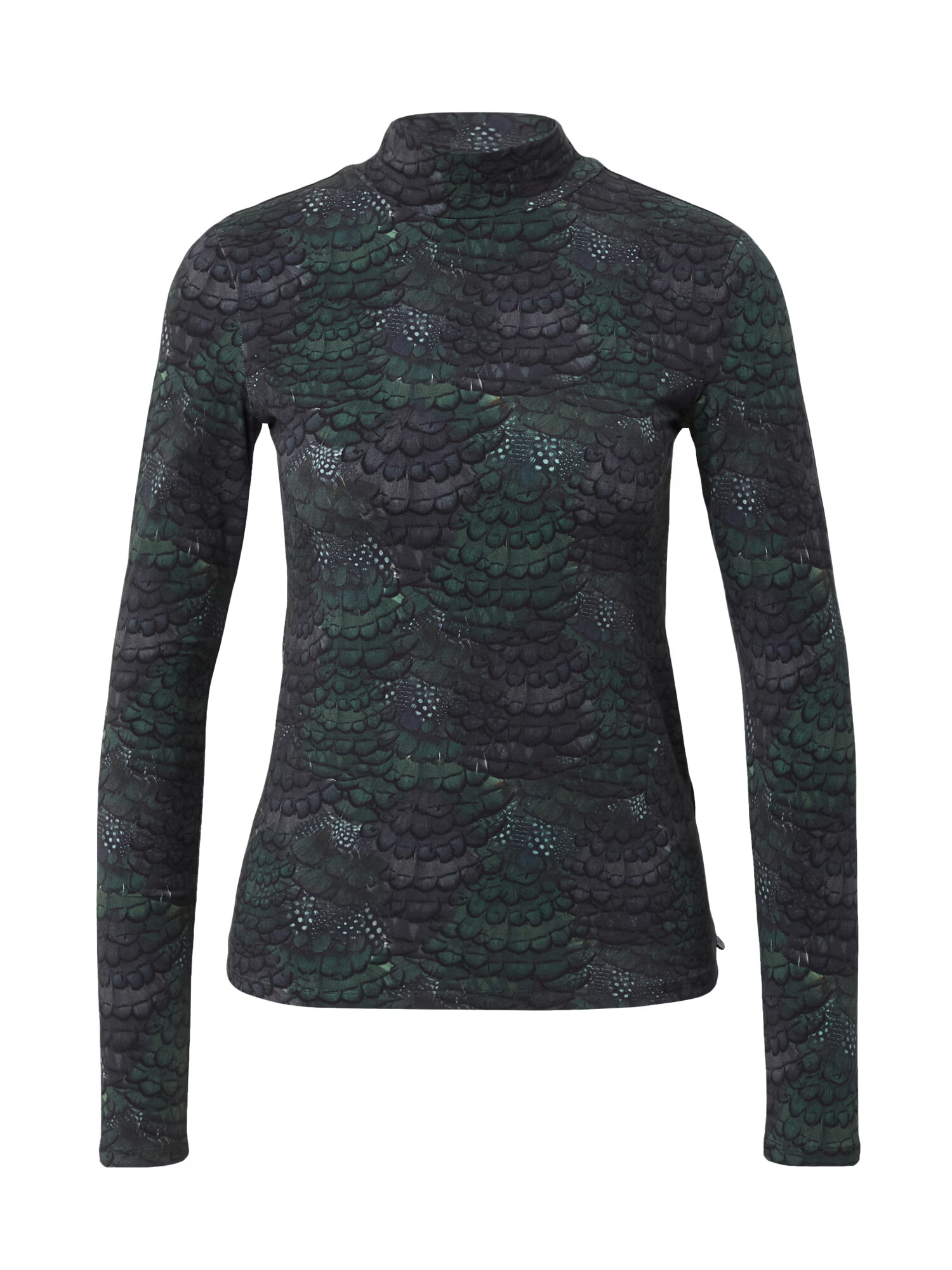 SCOTCH & SODA Tricou albastru marin / verde închis / negru - Pled.ro