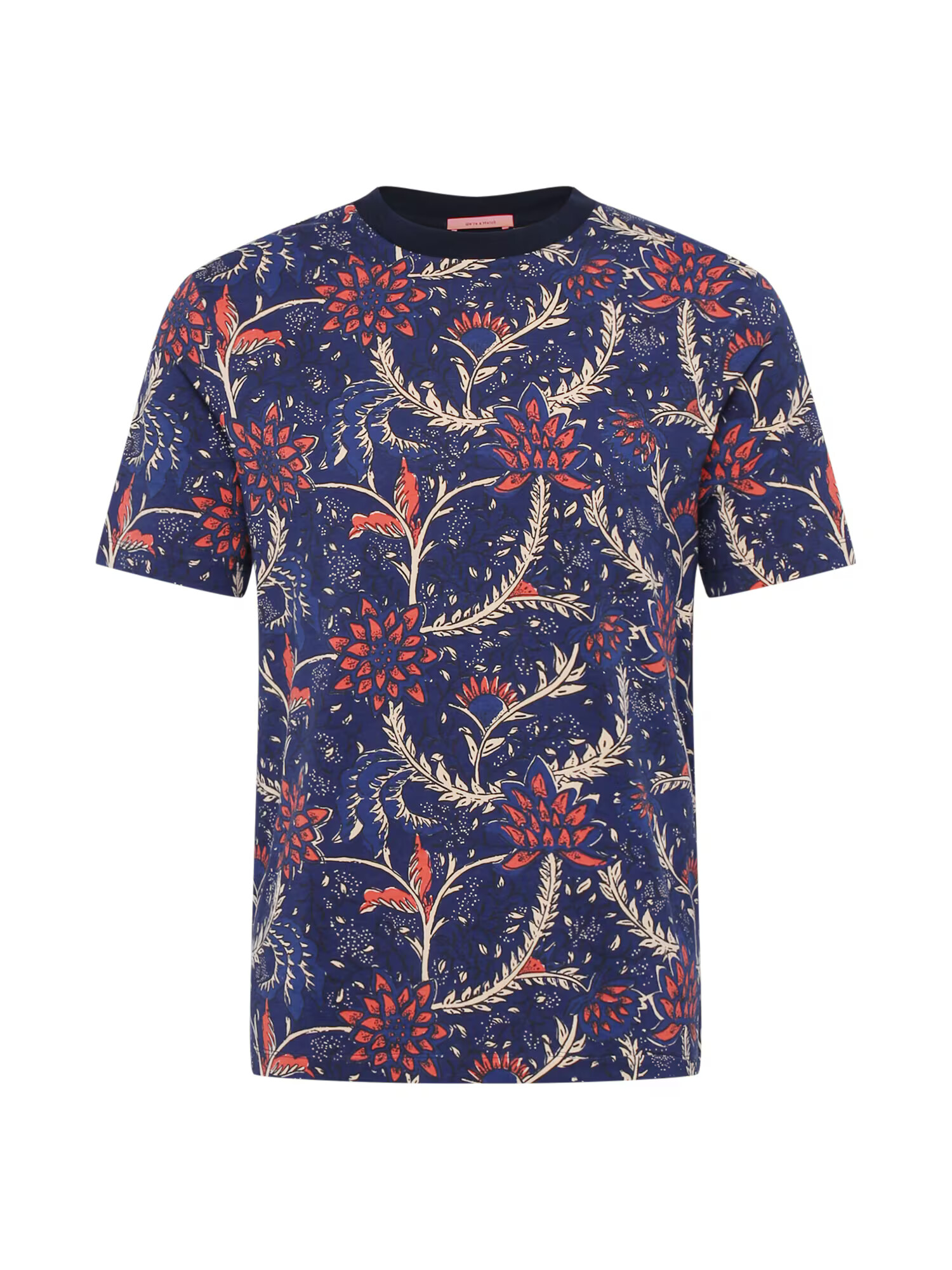 SCOTCH & SODA Tricou bej / bleumarin / roșu - Pled.ro