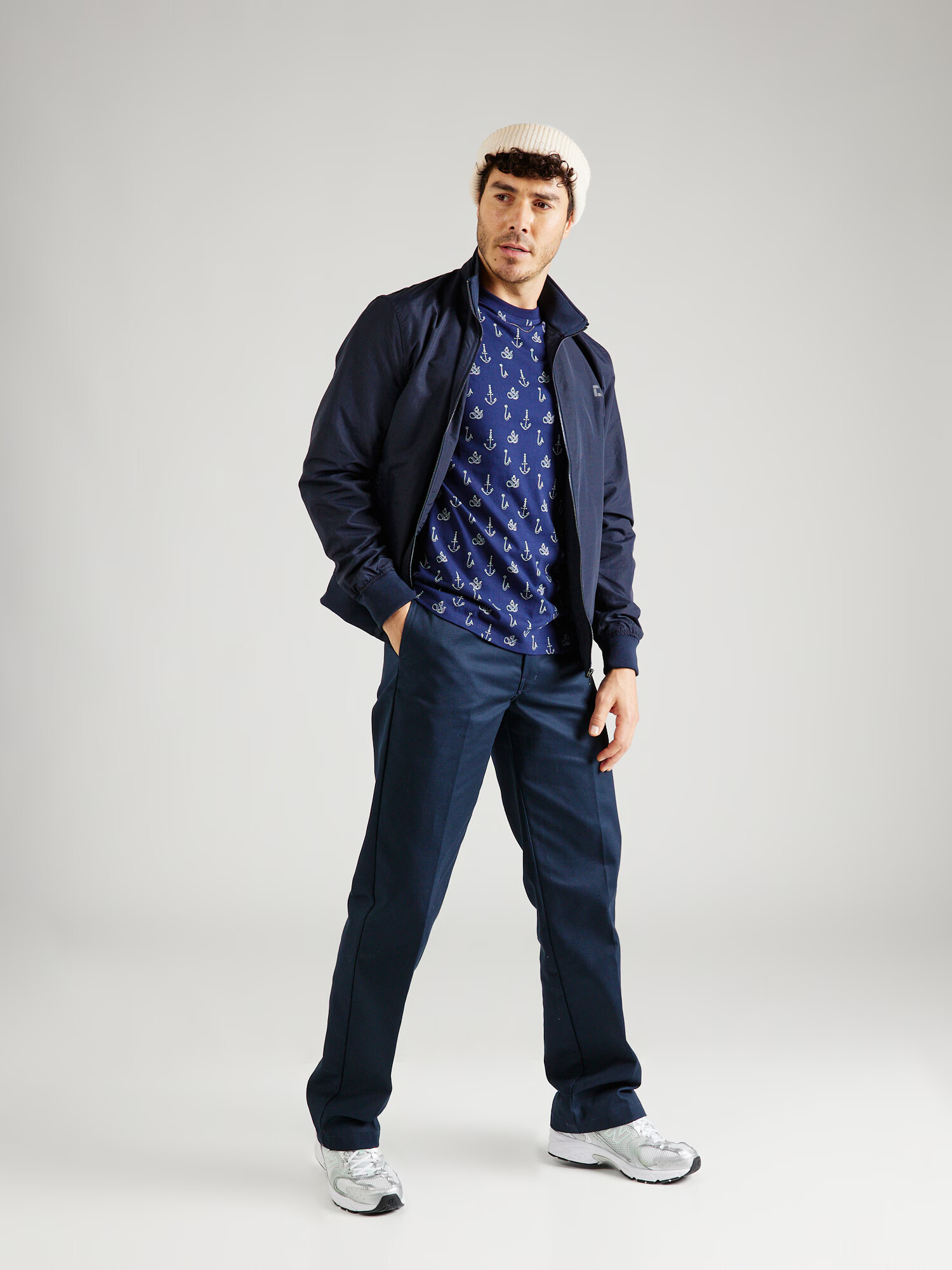 SCOTCH & SODA Tricou bleumarin / alb - Pled.ro