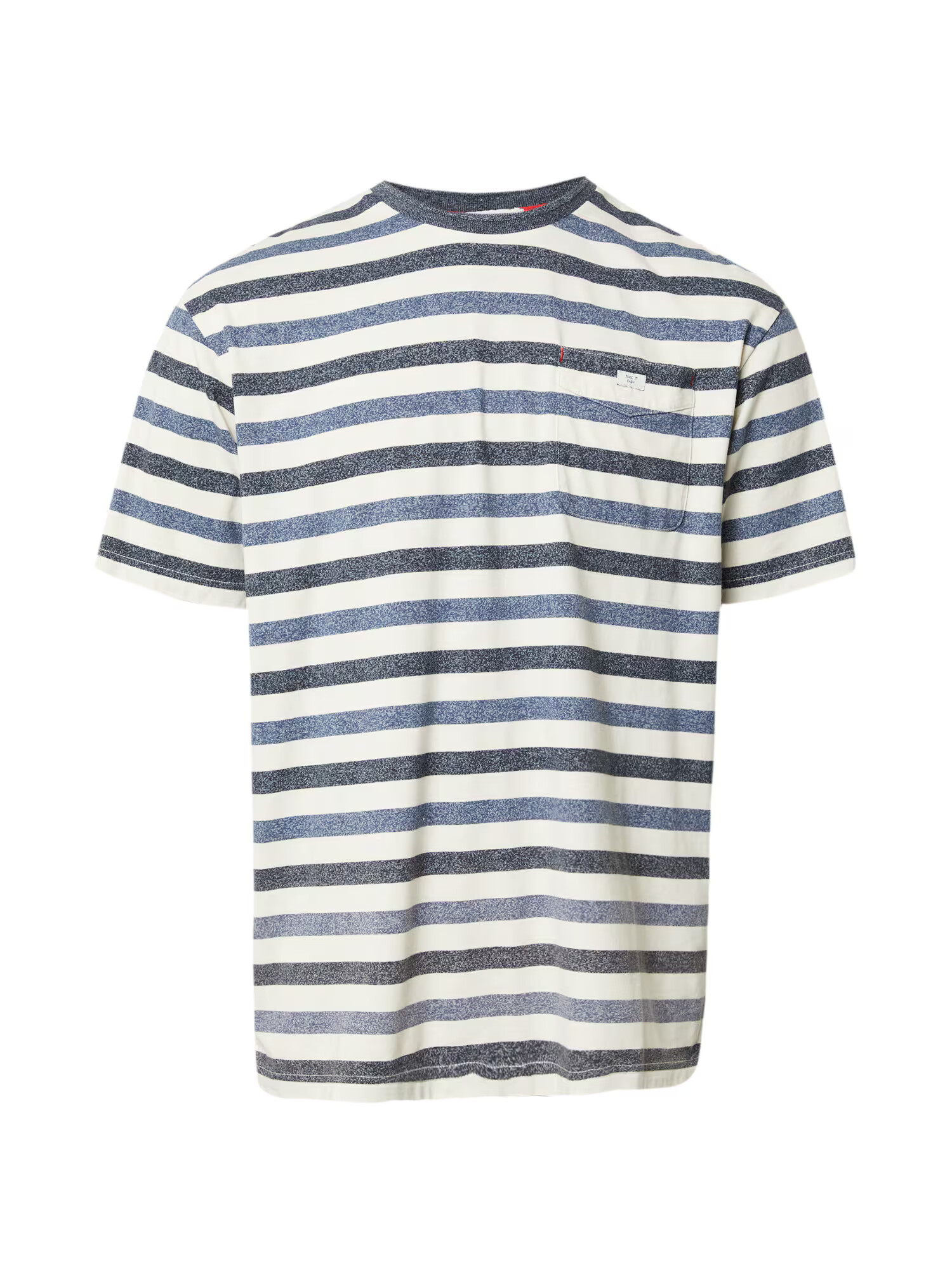 SCOTCH & SODA Tricou bleumarin / albastru închis / alb - Pled.ro