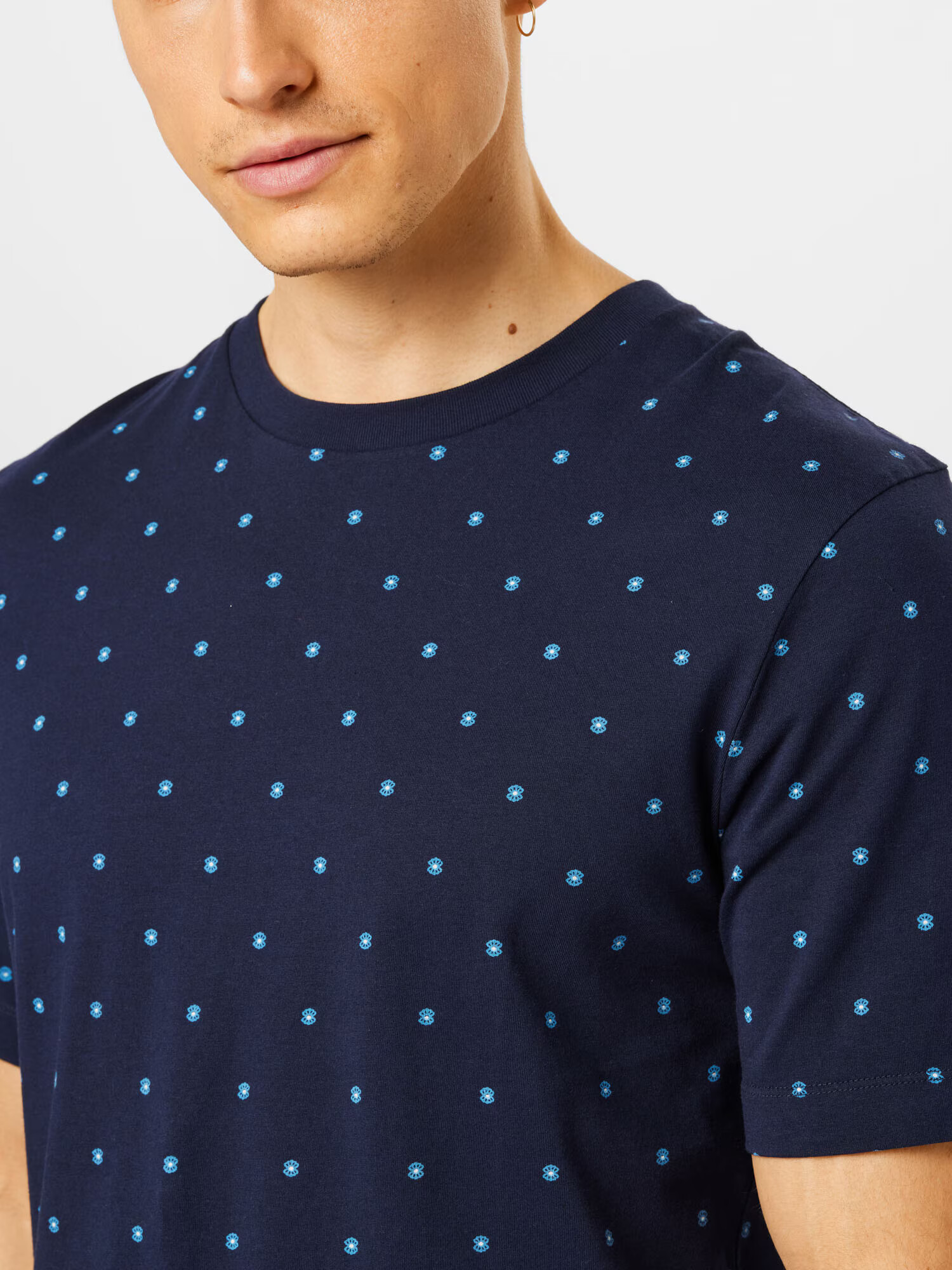 SCOTCH & SODA Tricou bleumarin / azuriu / alb - Pled.ro