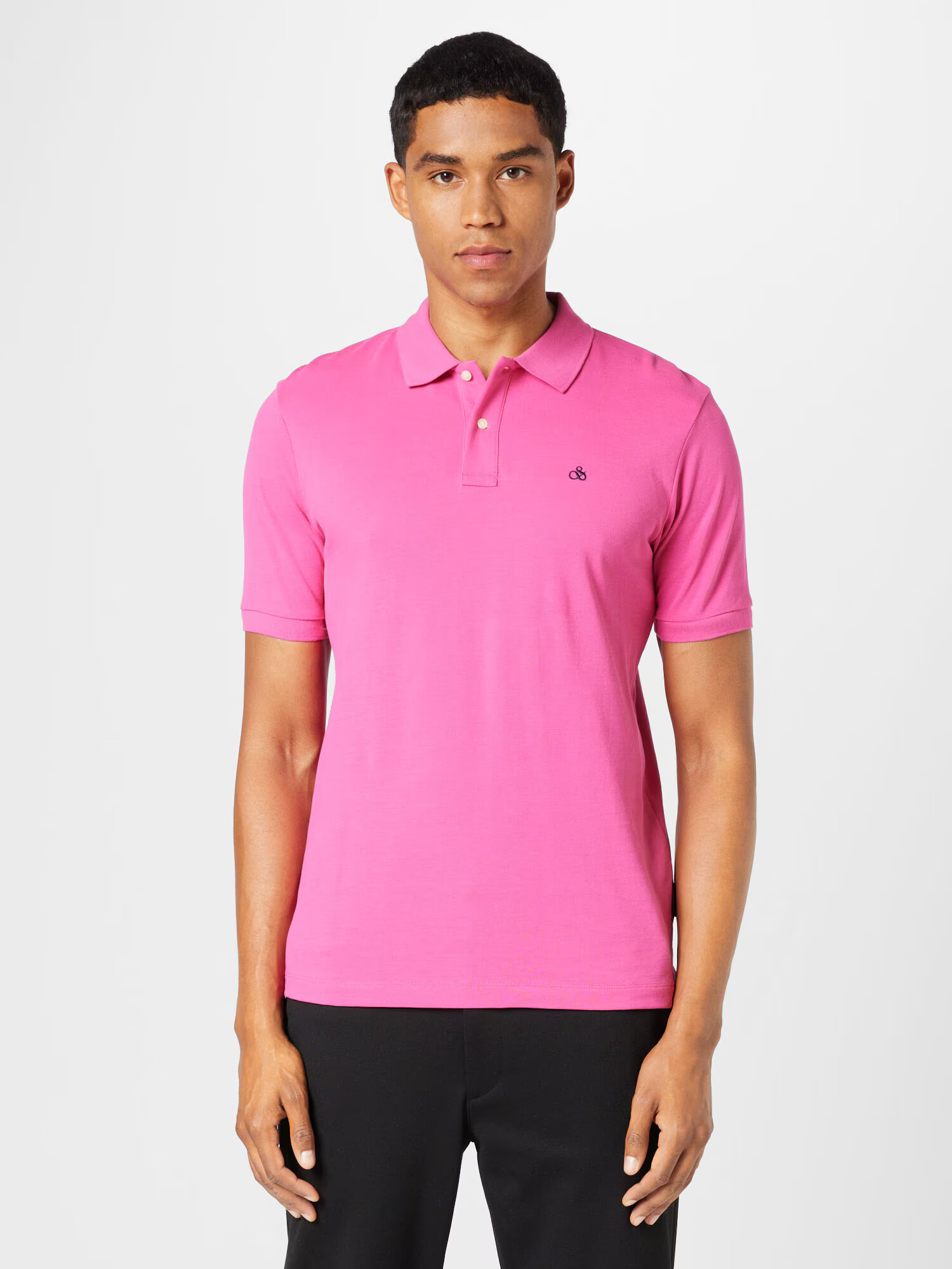 SCOTCH & SODA Tricou bleumarin / fucsia - Pled.ro