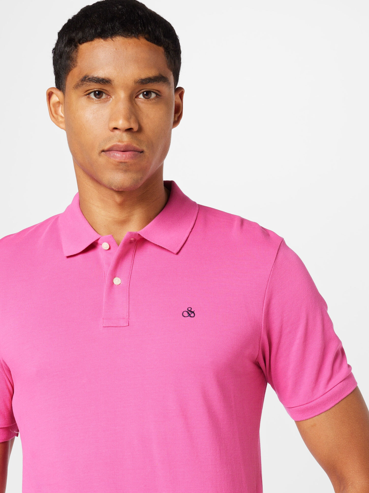 SCOTCH & SODA Tricou bleumarin / fucsia - Pled.ro