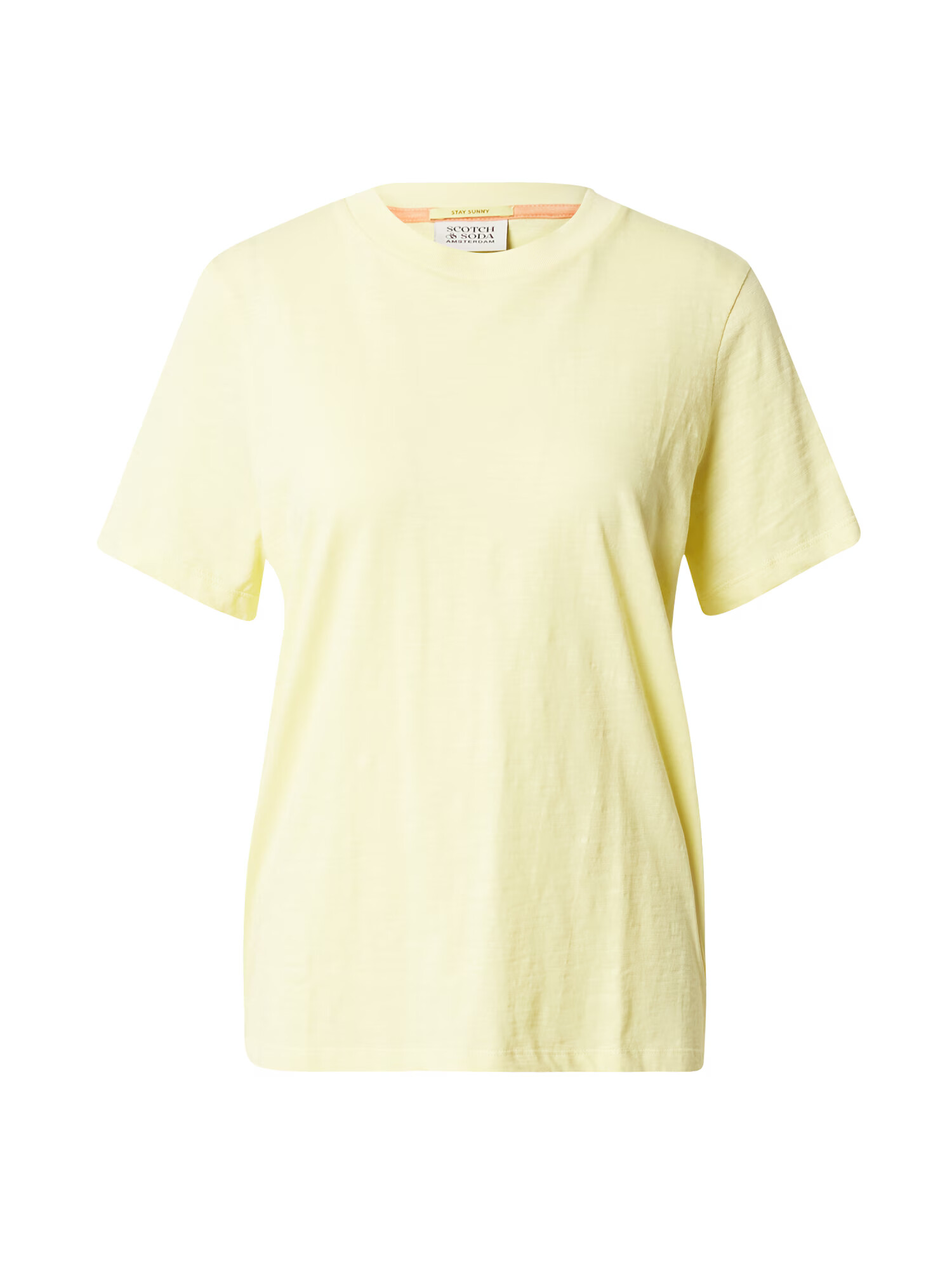 SCOTCH & SODA Tricou galben deschis - Pled.ro