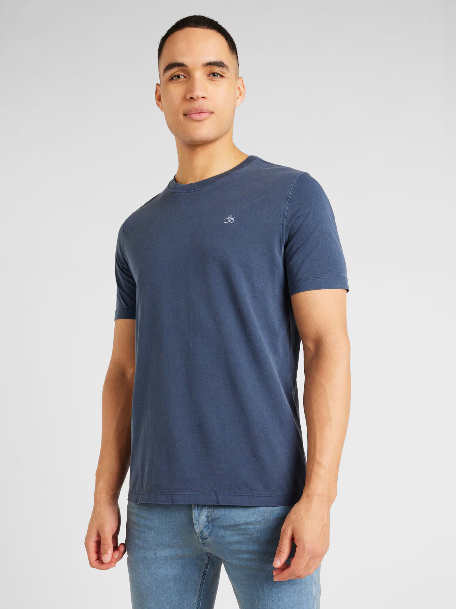 SCOTCH & SODA Tricou 'Garment Dye' bleumarin - Pled.ro