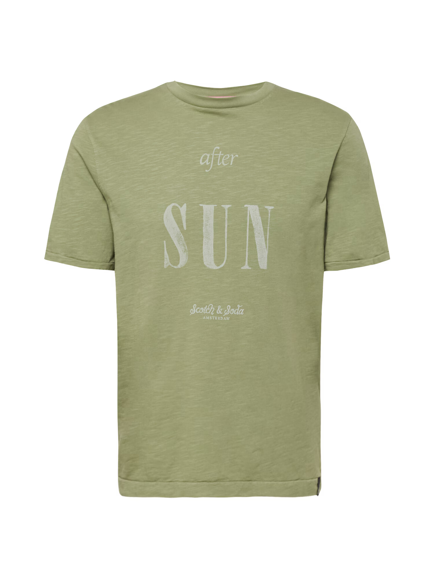 SCOTCH & SODA Tricou gri deschis / verde deschis / negru - Pled.ro