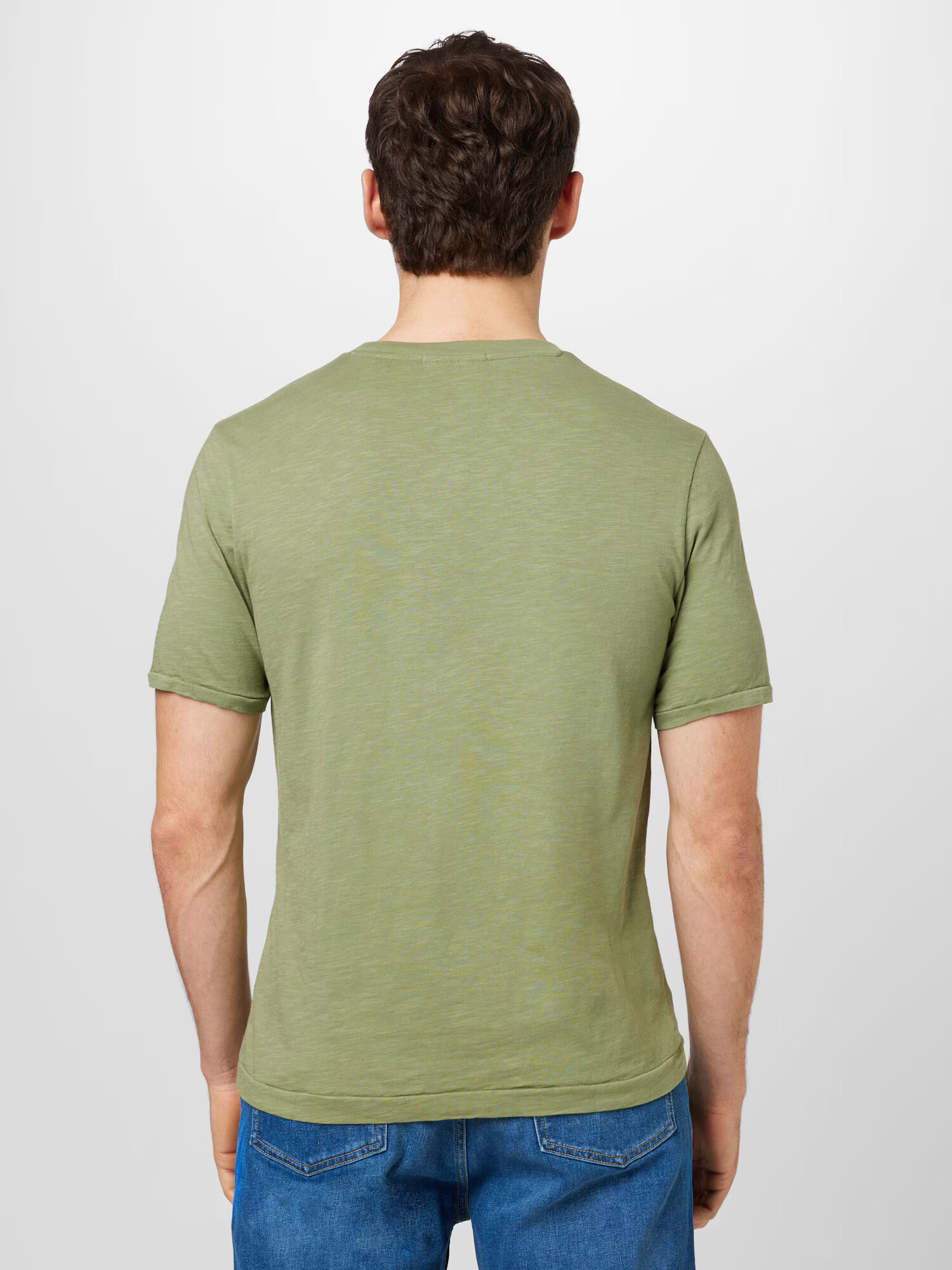 SCOTCH & SODA Tricou gri deschis / verde deschis / negru - Pled.ro