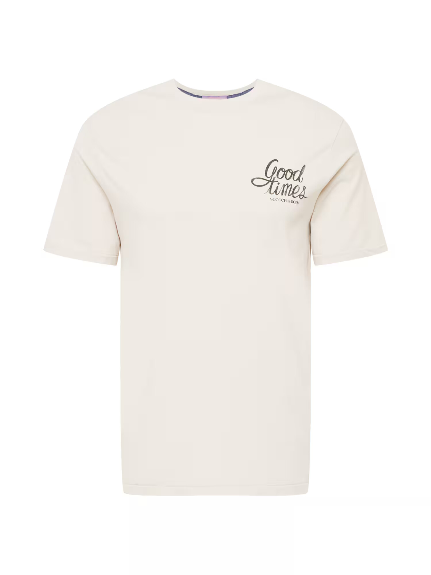 SCOTCH & SODA Tricou maro / gri piatră - Pled.ro