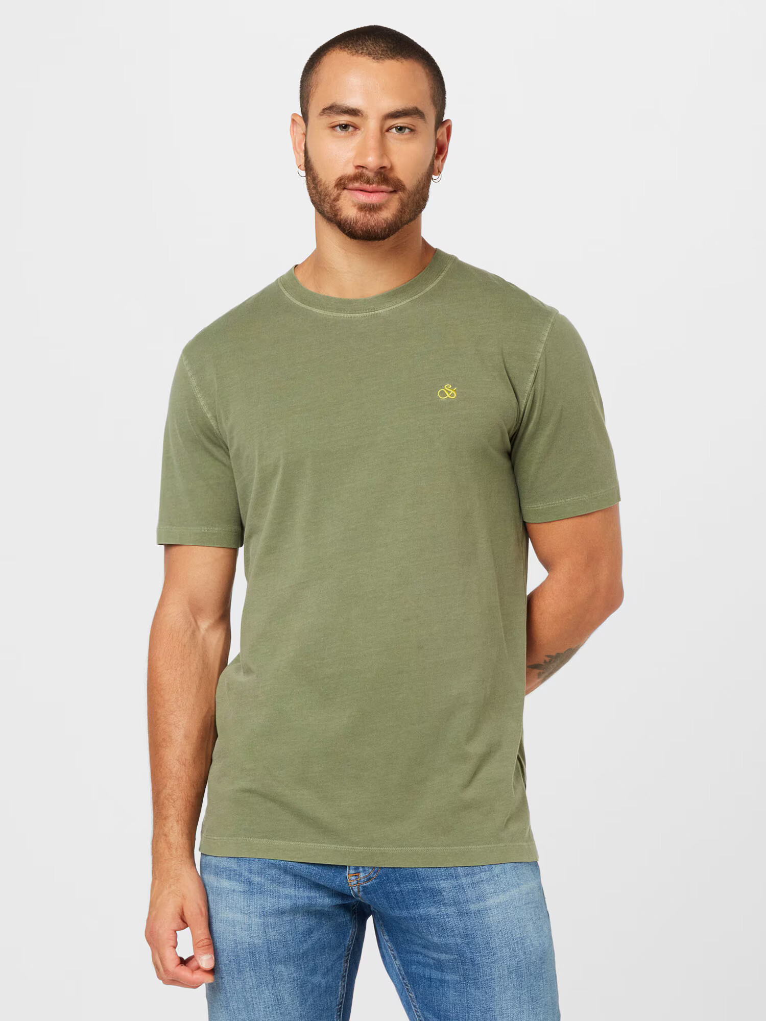 SCOTCH & SODA Tricou galben / verde stuf - Pled.ro