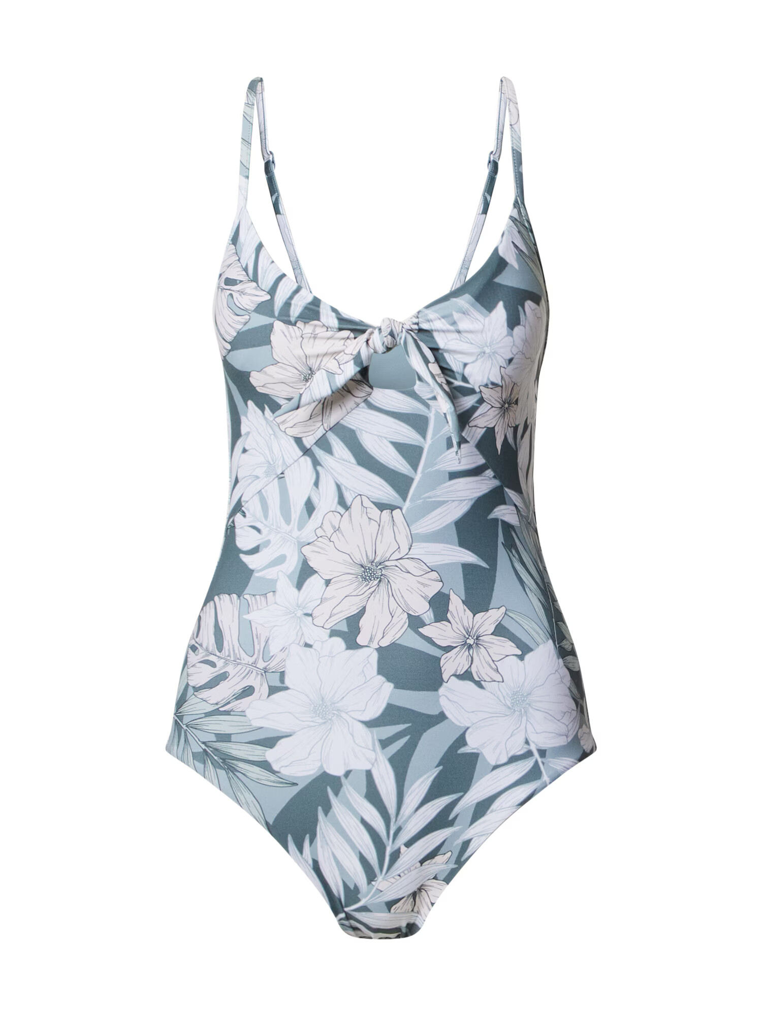 Seafolly Costum de baie întreg albastru fumuriu / albastru porumbel / roz pastel / alb - Pled.ro