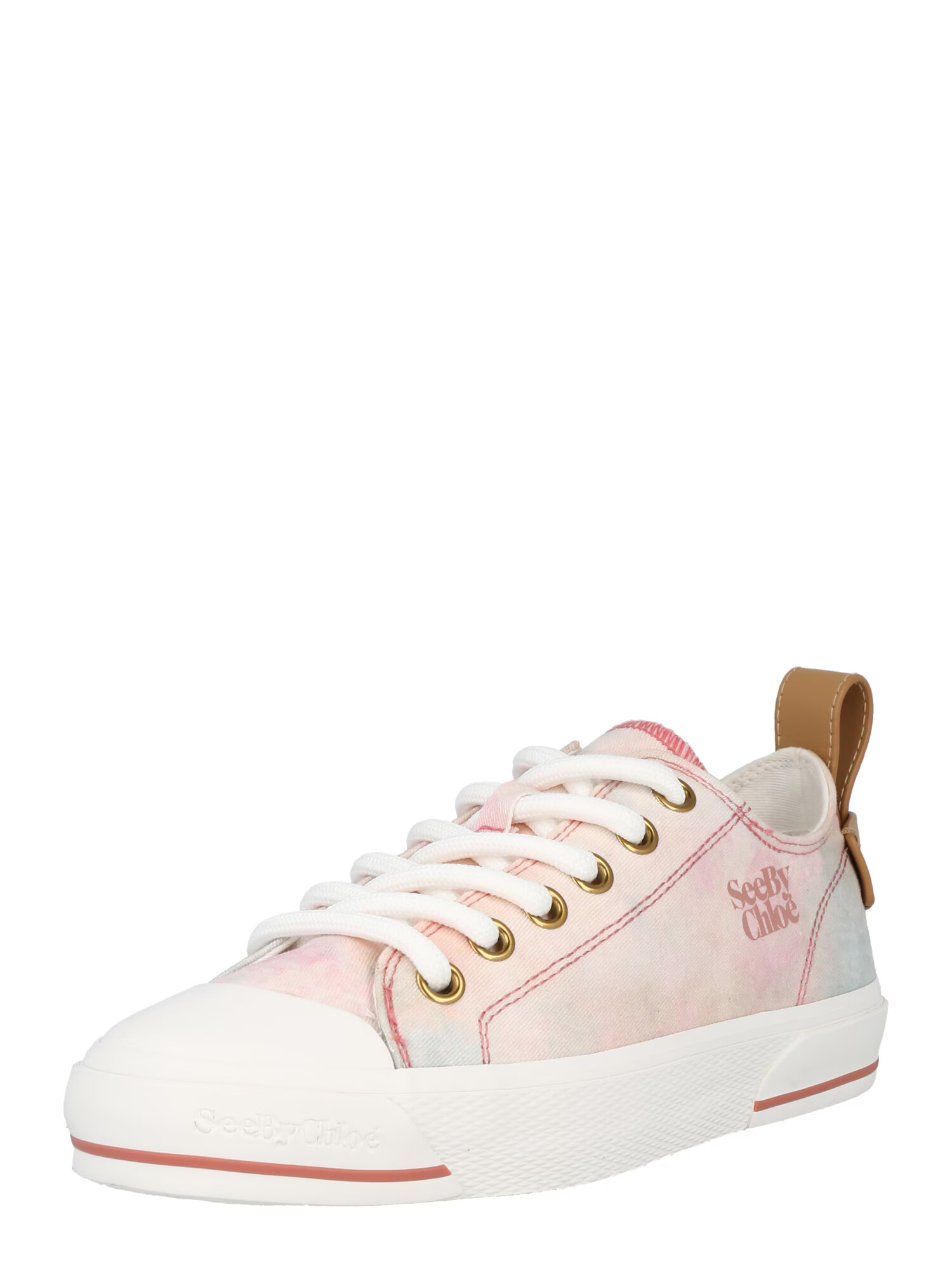 See by Chloé Sneaker low 'ARYANA' maro deschis / roz / roz pitaya / alb - Pled.ro