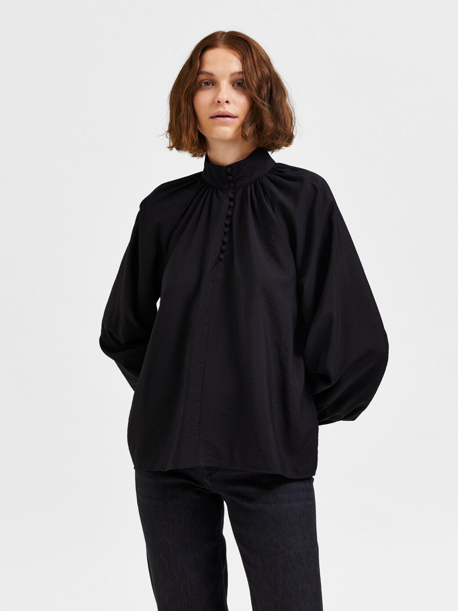 SELECTED FEMME Bluză 'Aura' negru - Pled.ro