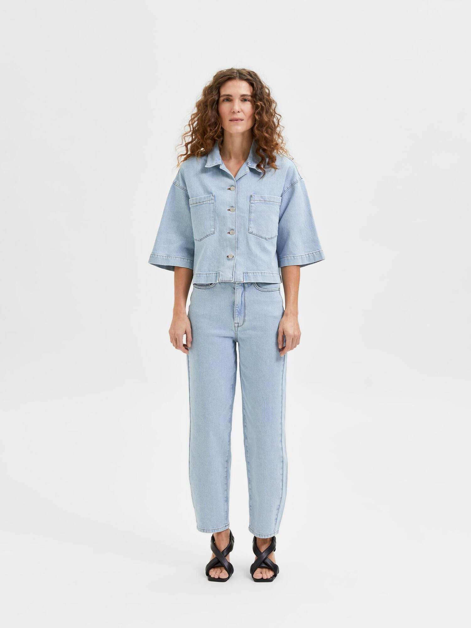 SELECTED FEMME Bluză 'Kati' albastru denim - Pled.ro