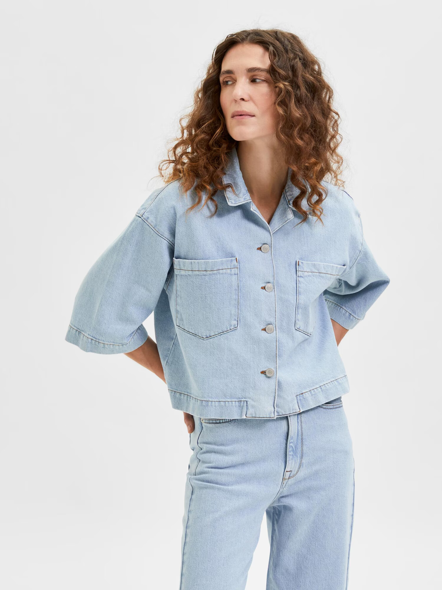 SELECTED FEMME Bluză 'Kati' albastru denim - Pled.ro