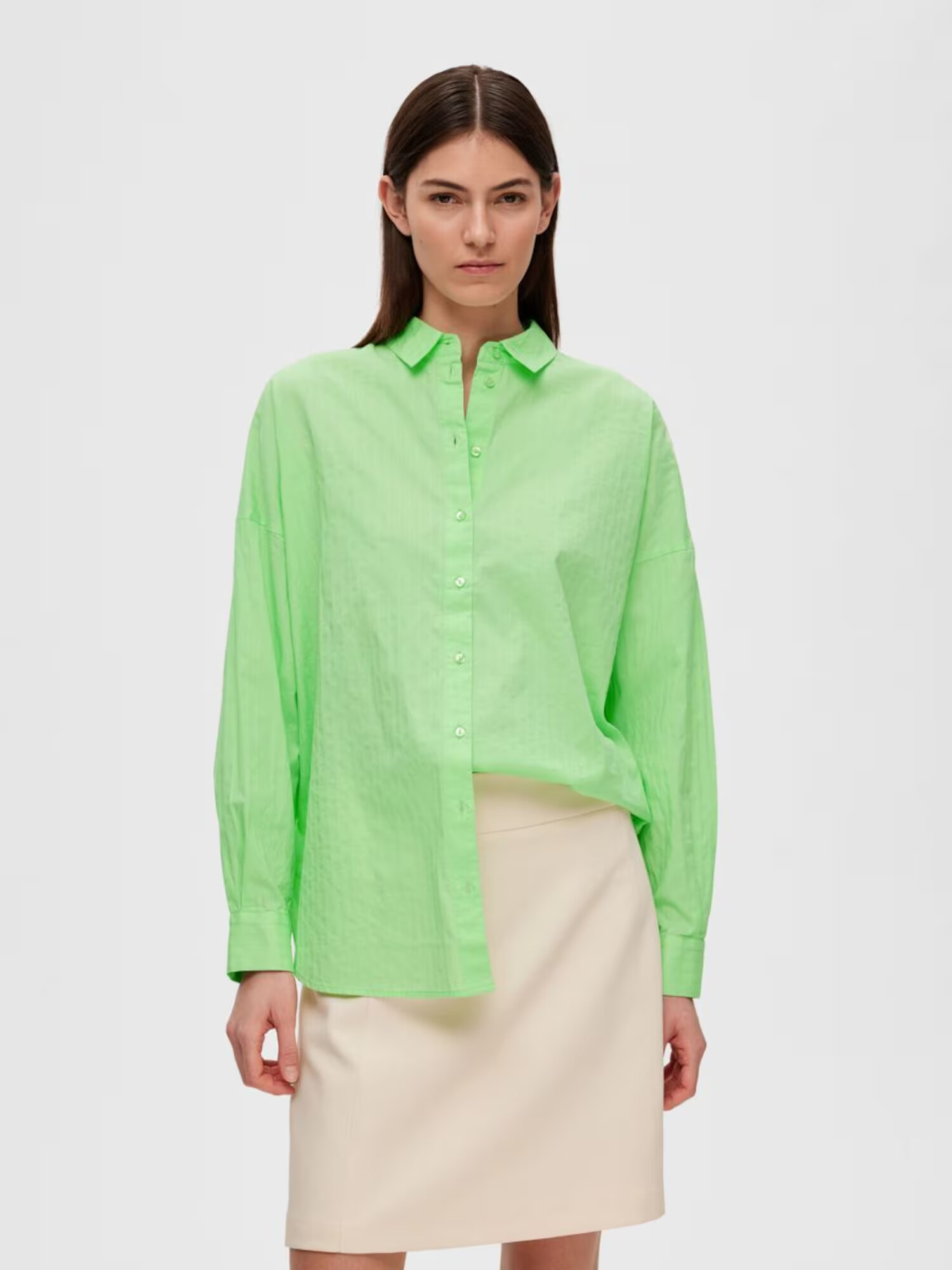 SELECTED FEMME Bluză 'Lina Sanni' verde pastel - Pled.ro