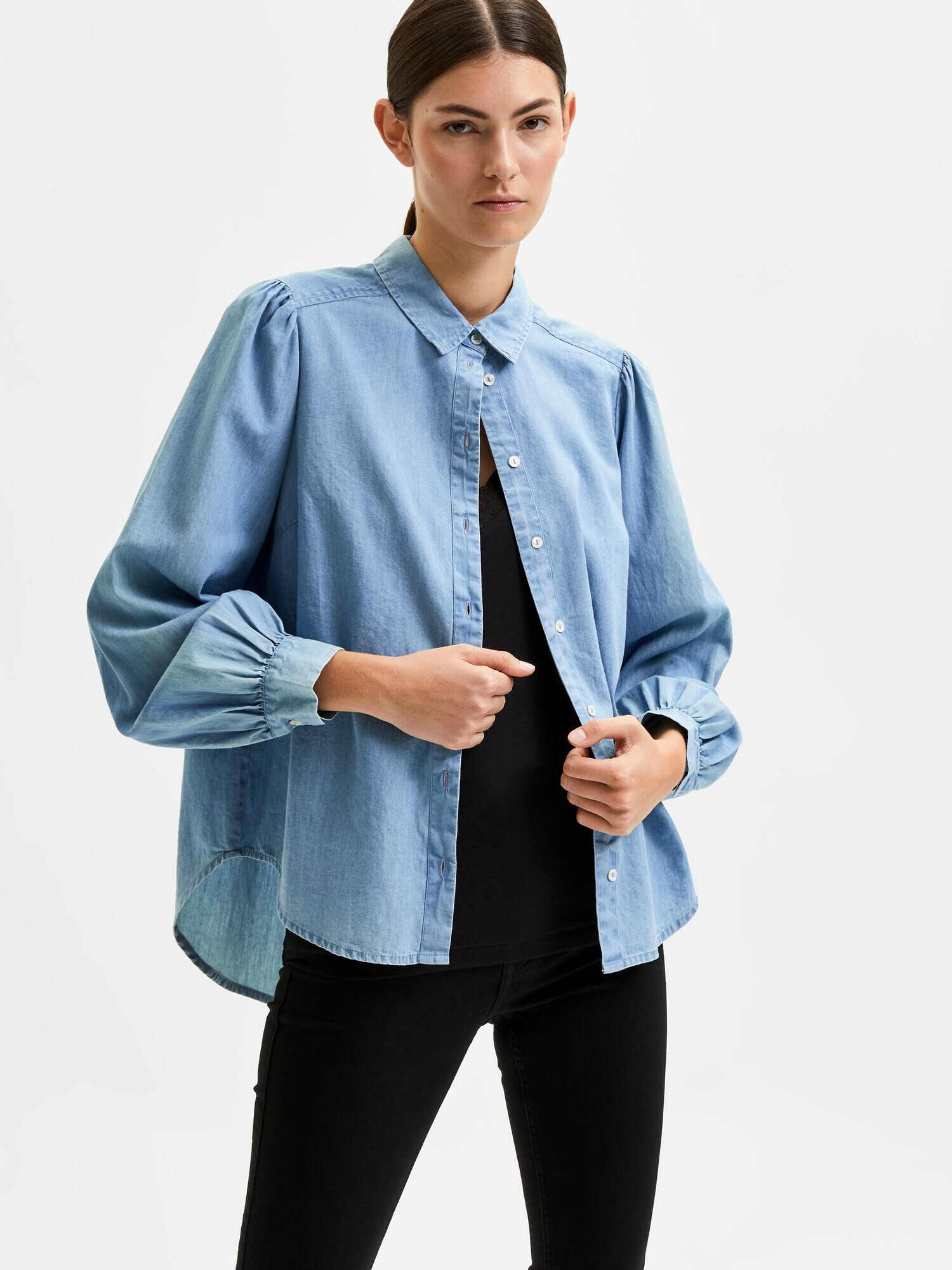 SELECTED FEMME Bluză 'Tammy' albastru denim - Pled.ro